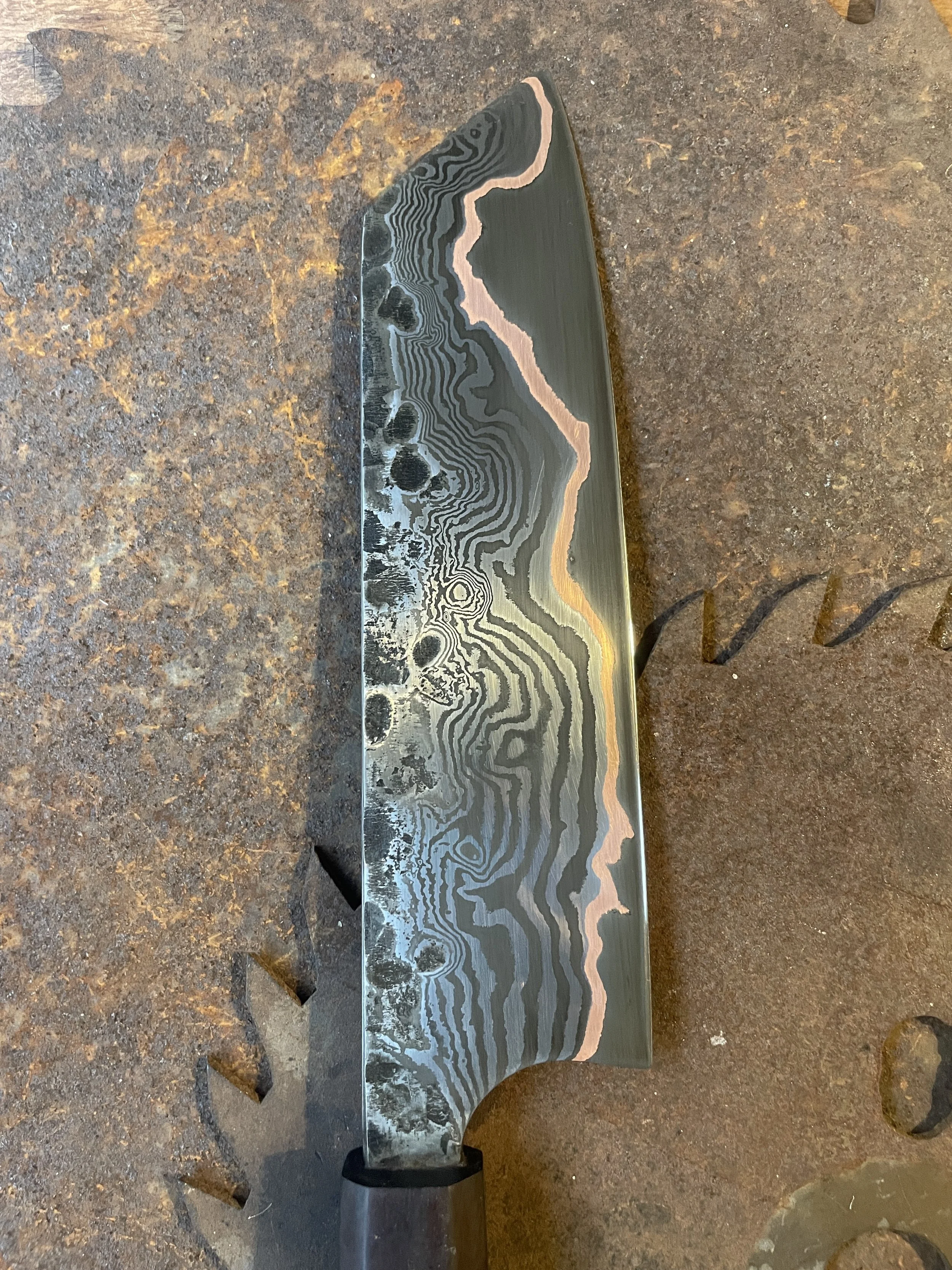 cumai damascus chef Knife