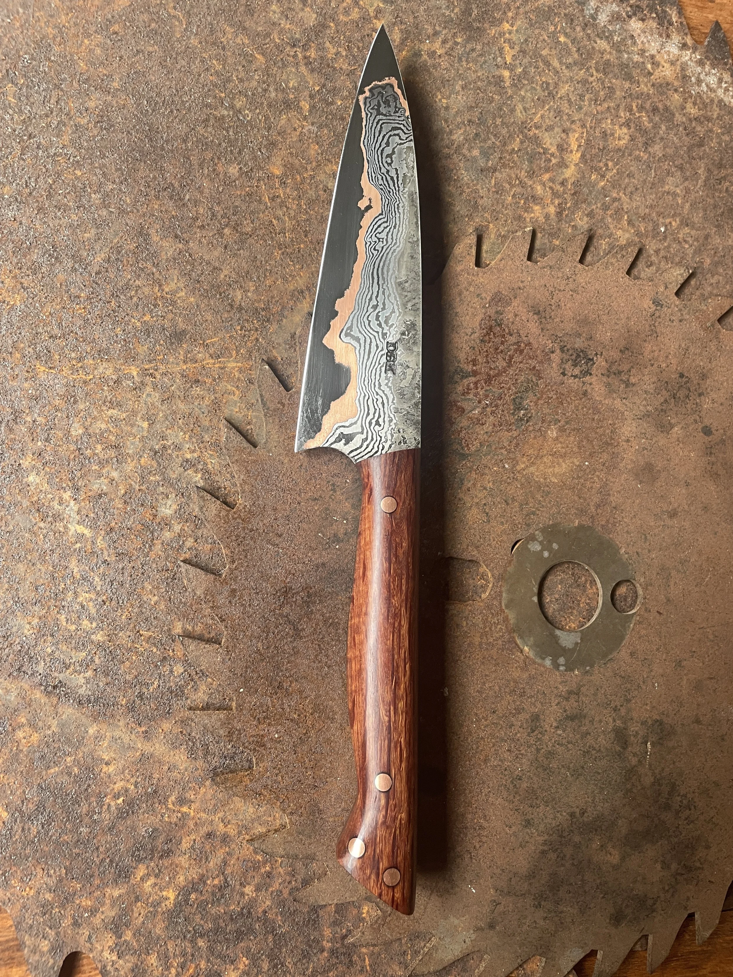 cumai damascus chef Knife