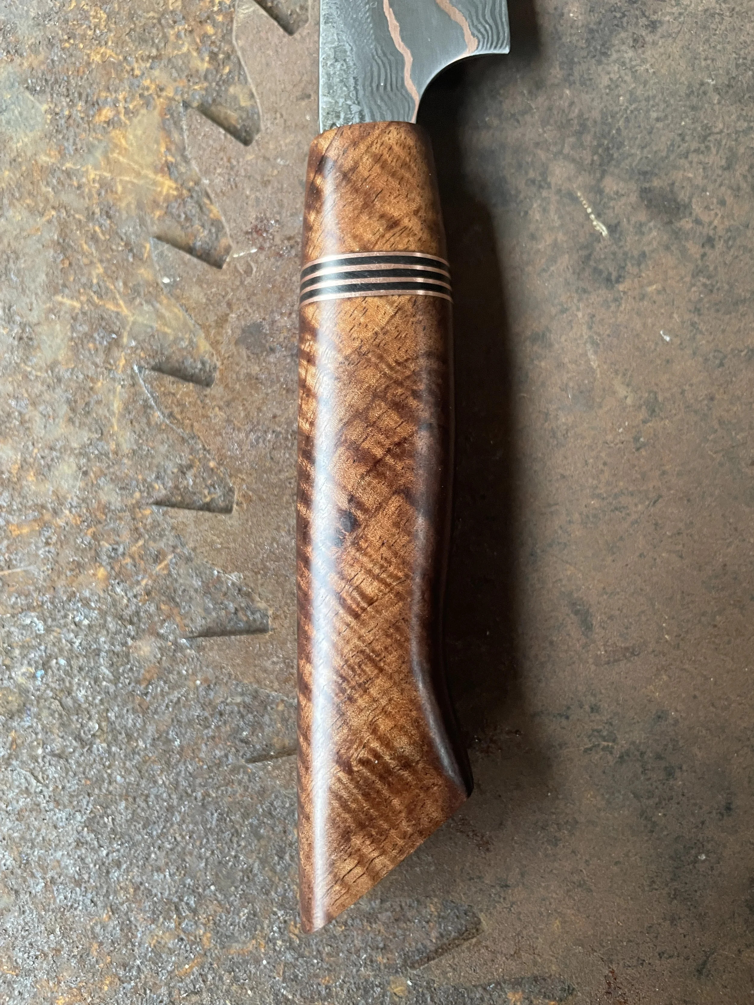 cumai damascus paring knife