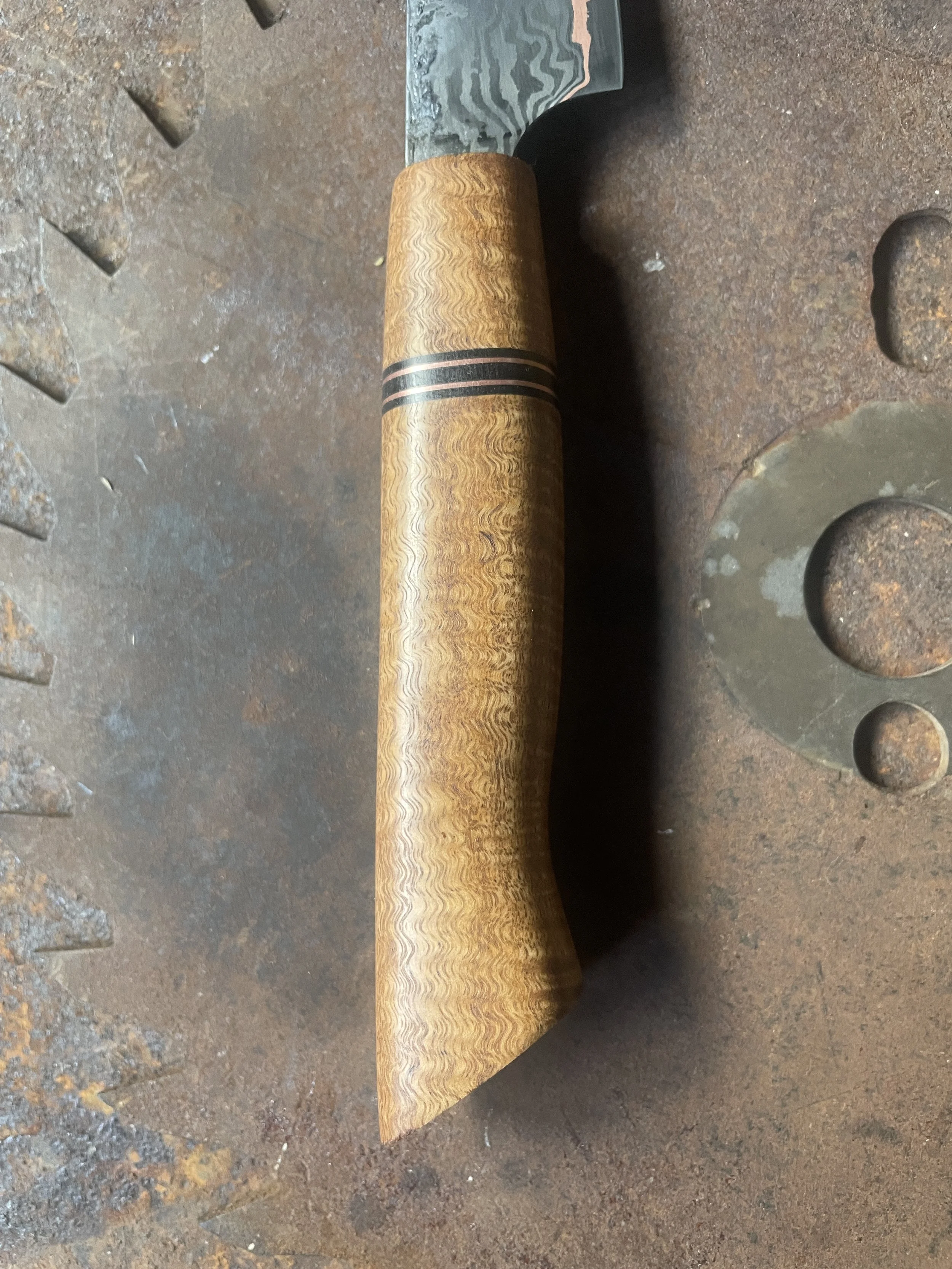 cumai damascus paring knife