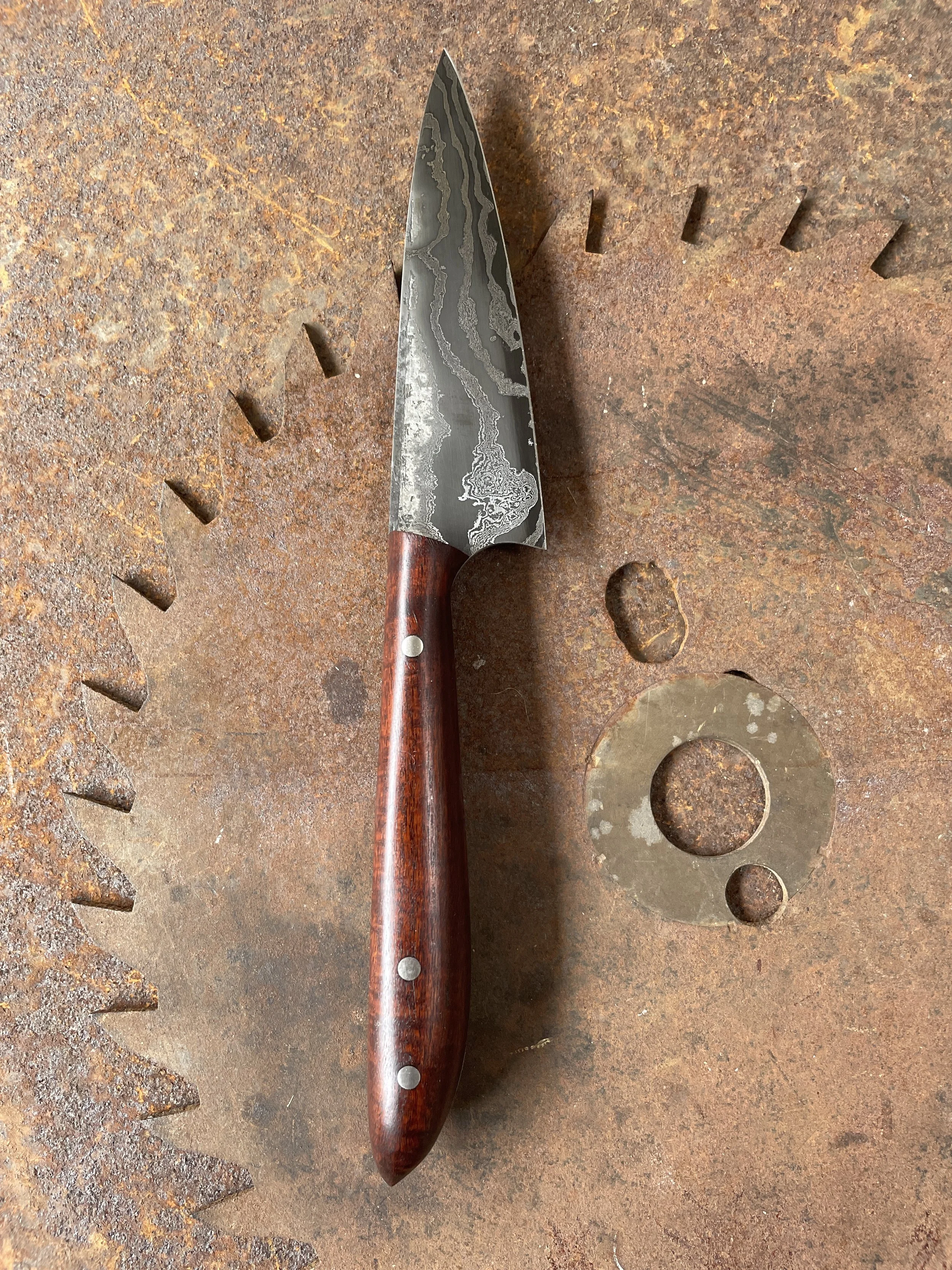 damascus paring knife