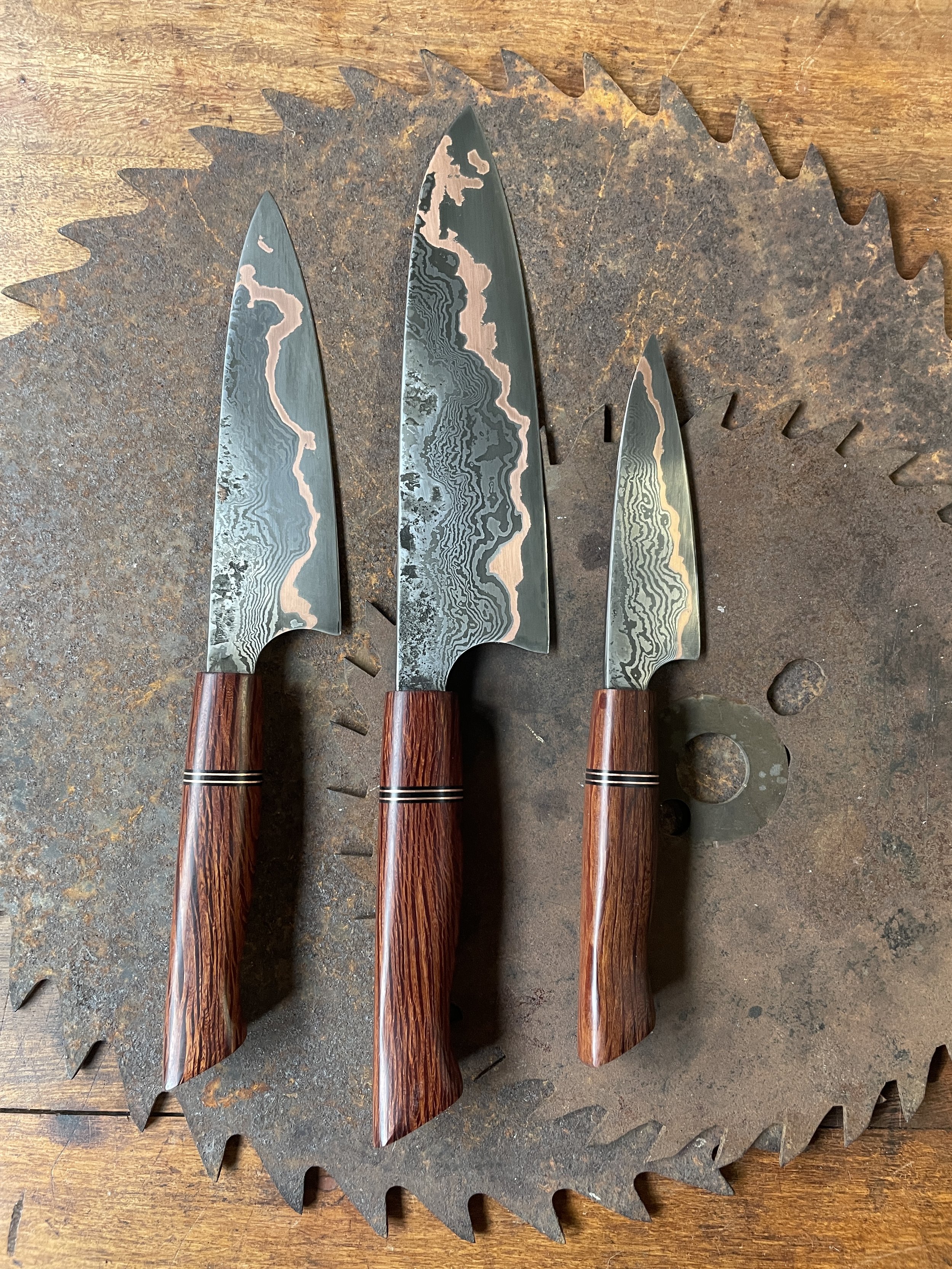 cumai damascus chef Knife
