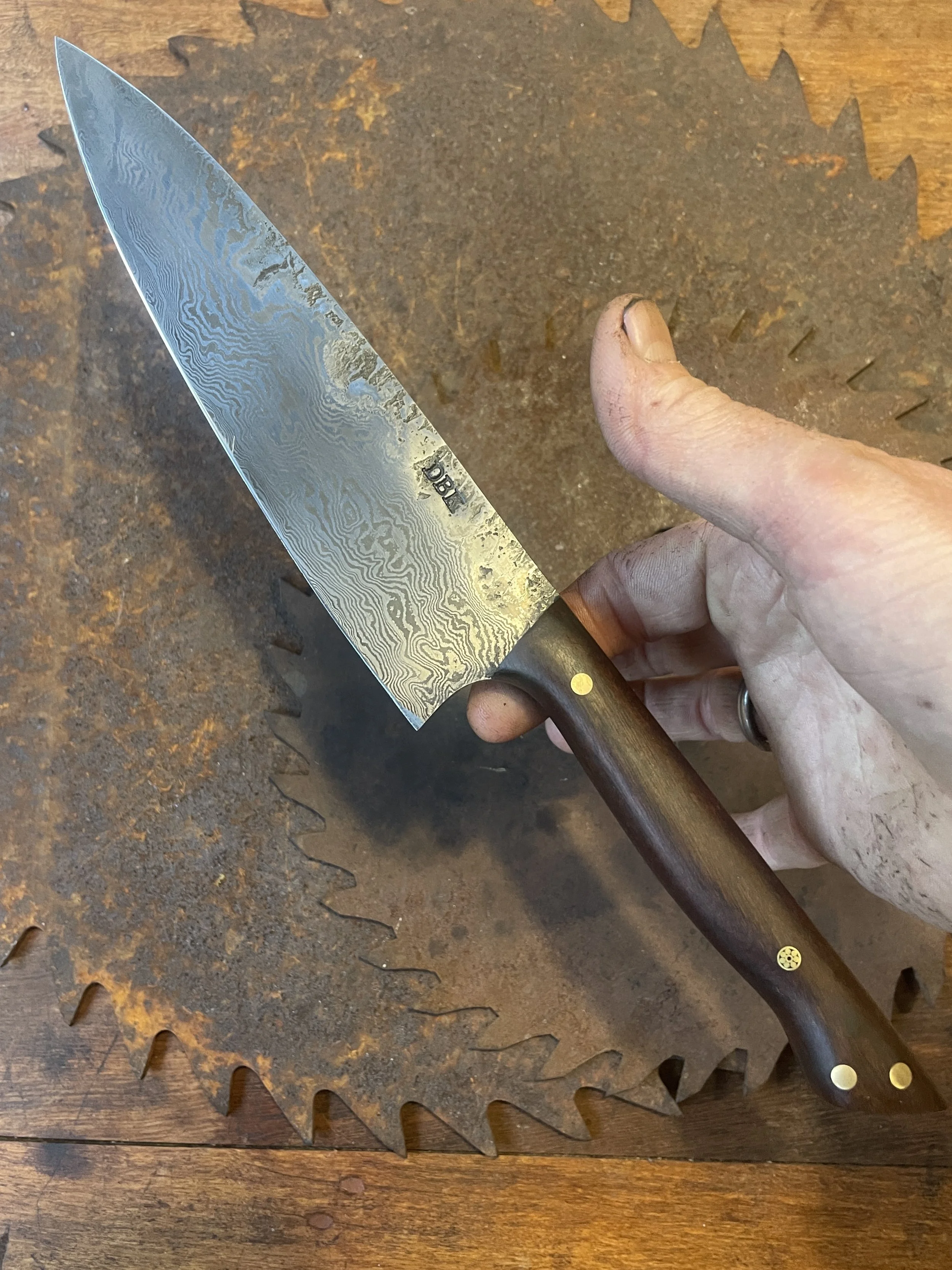 damascus chef knife set