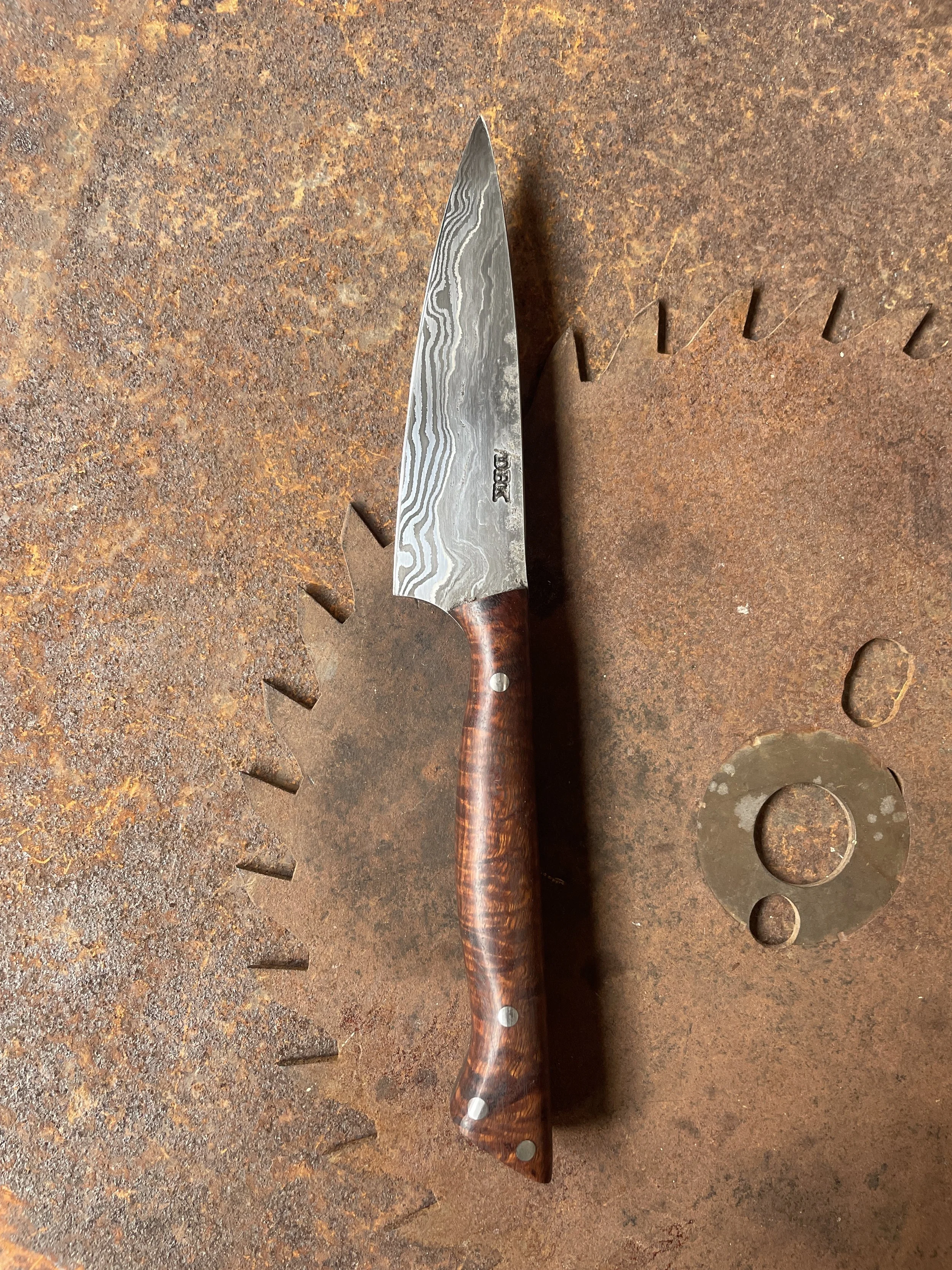 damascus paring knife