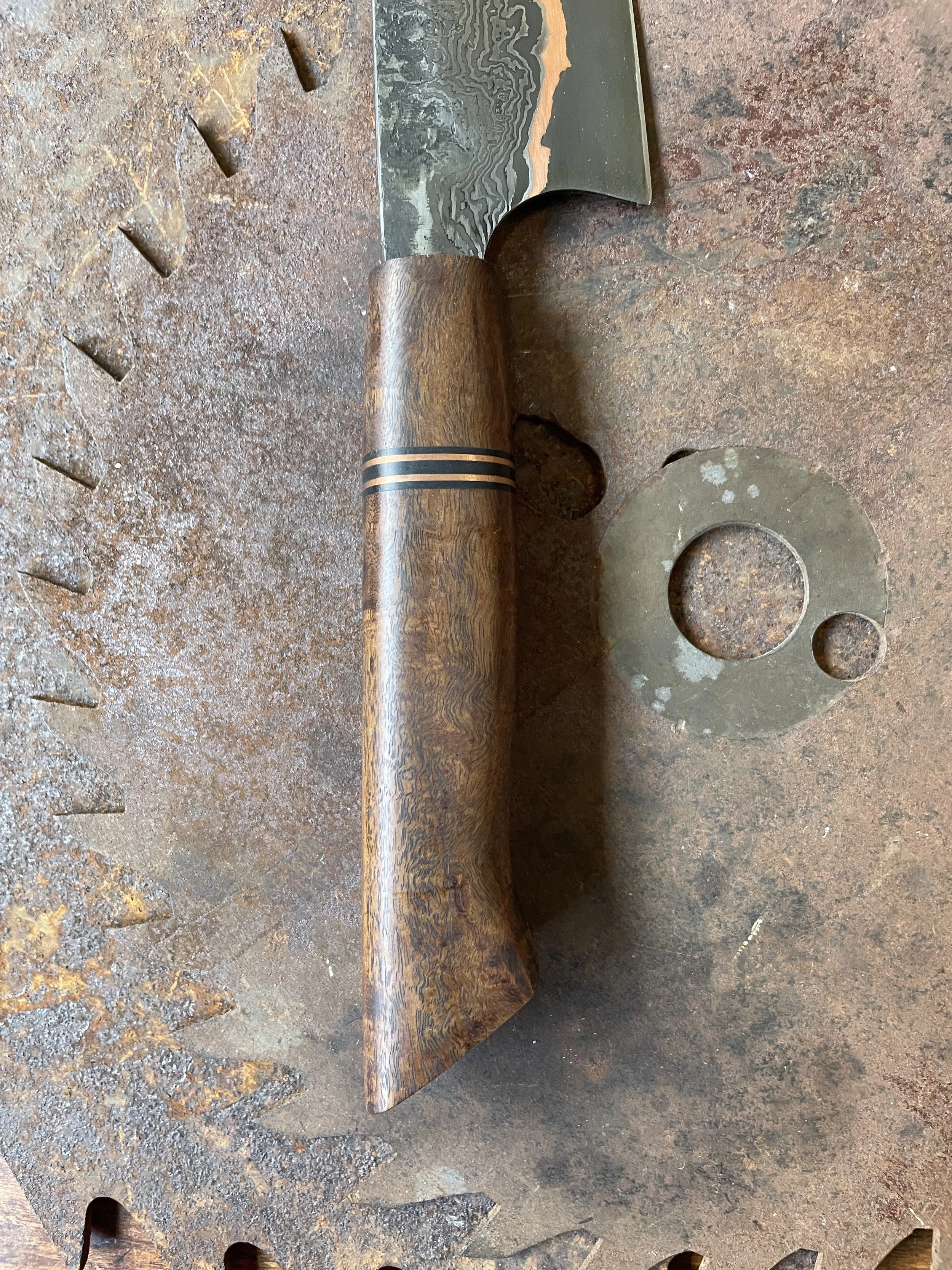 cumai damascus chef Knife