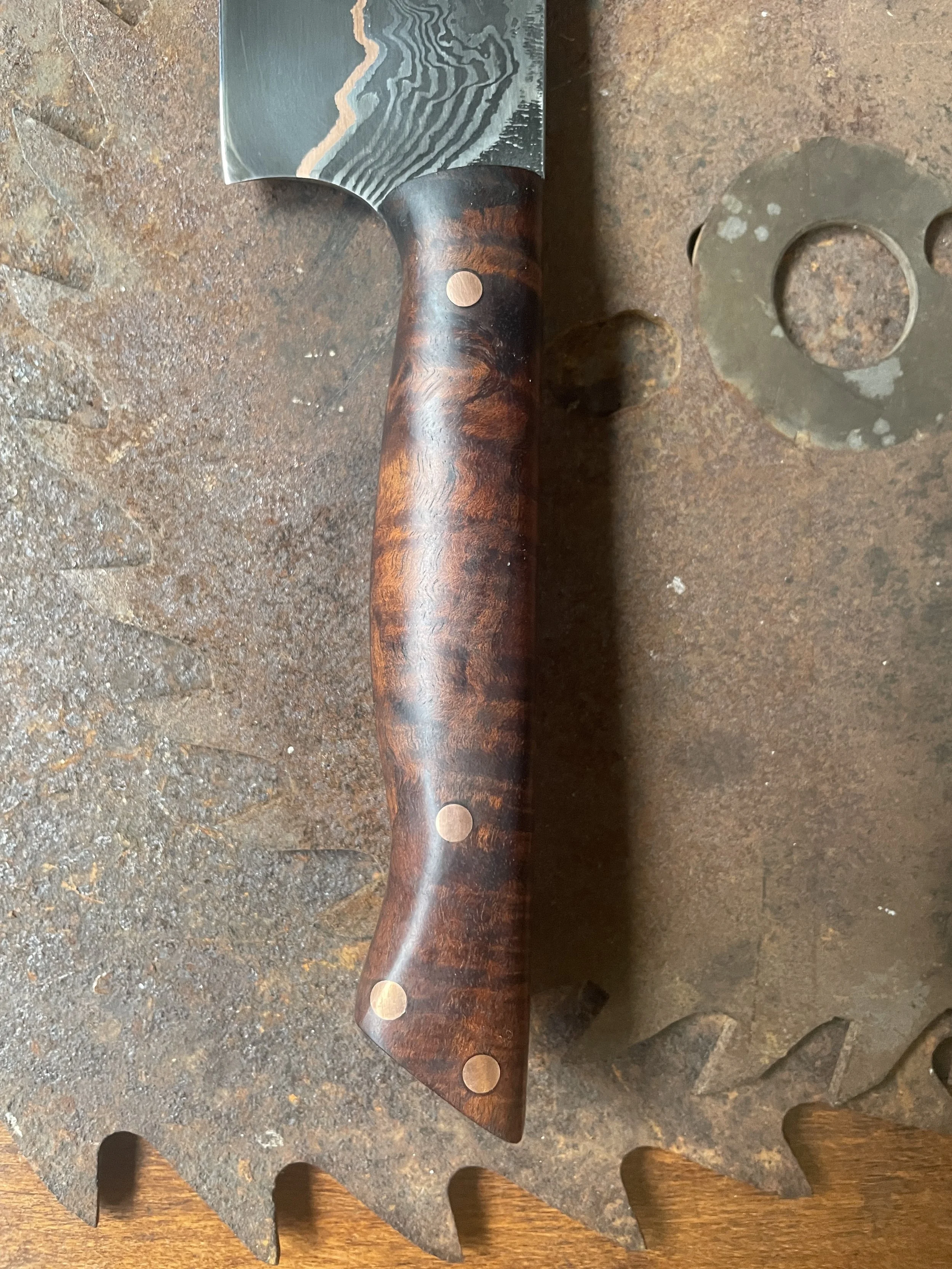 cumai damascus chef Knife