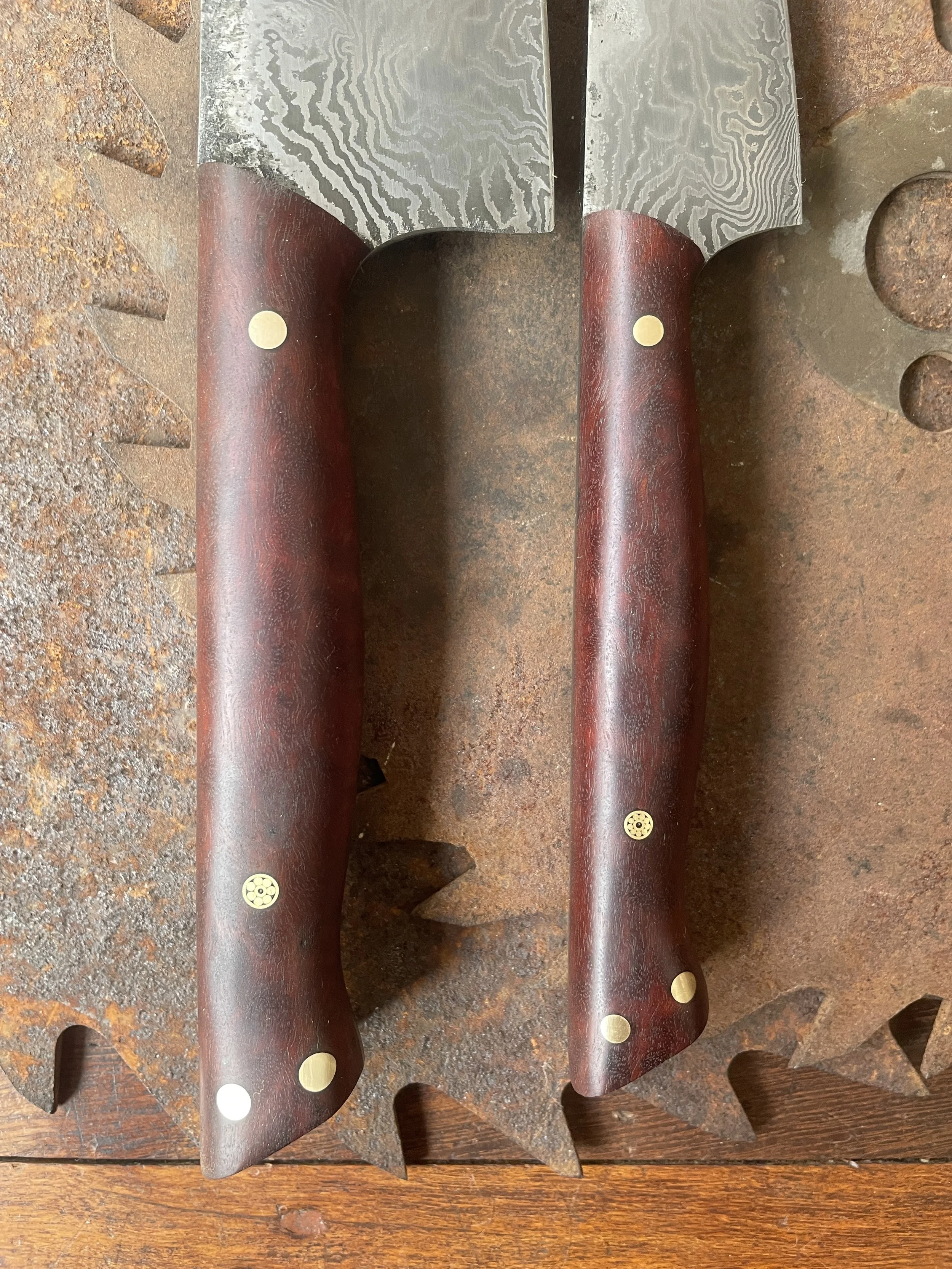 damascus chef knife set