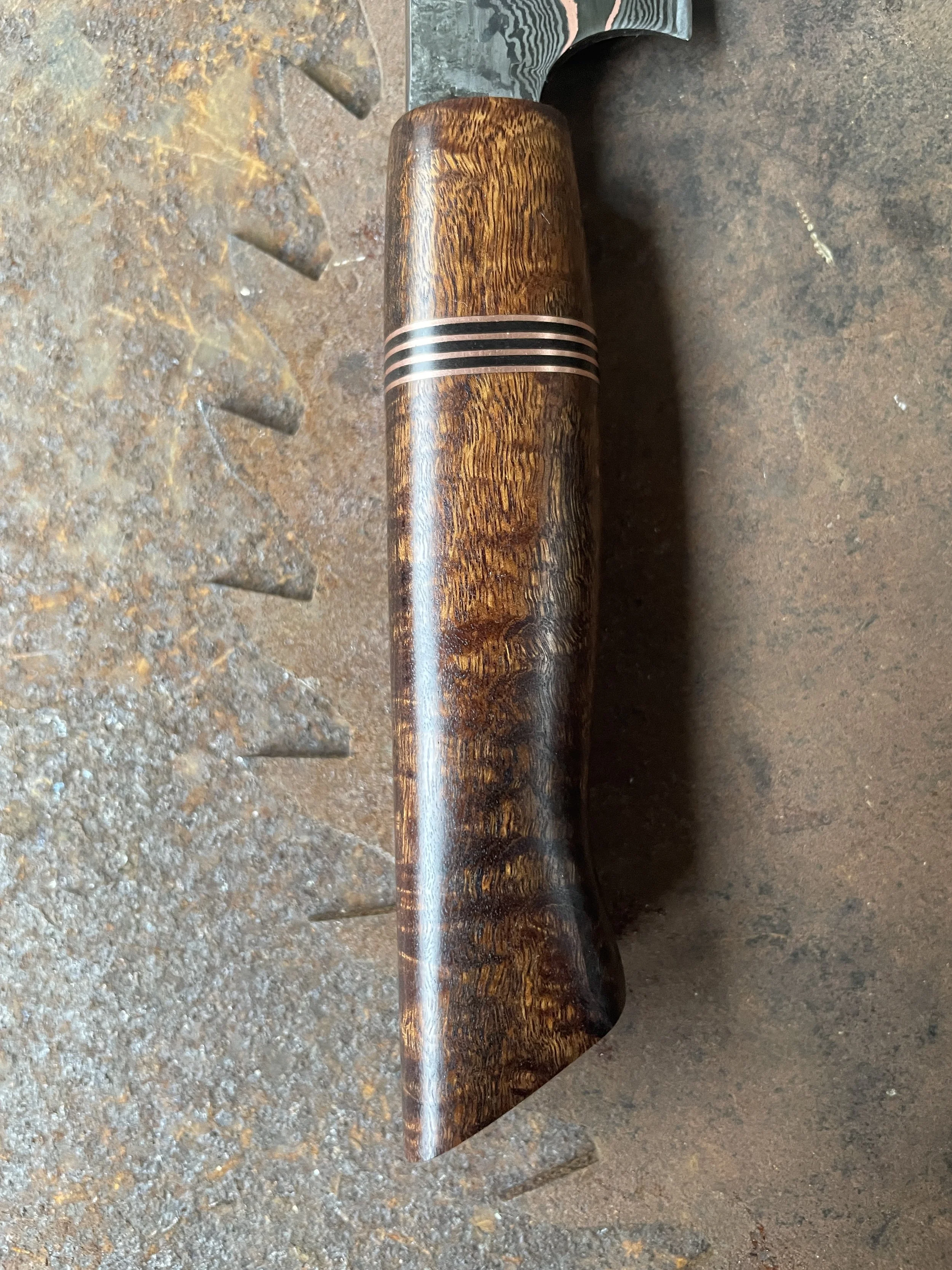 cumai damascus paring knife