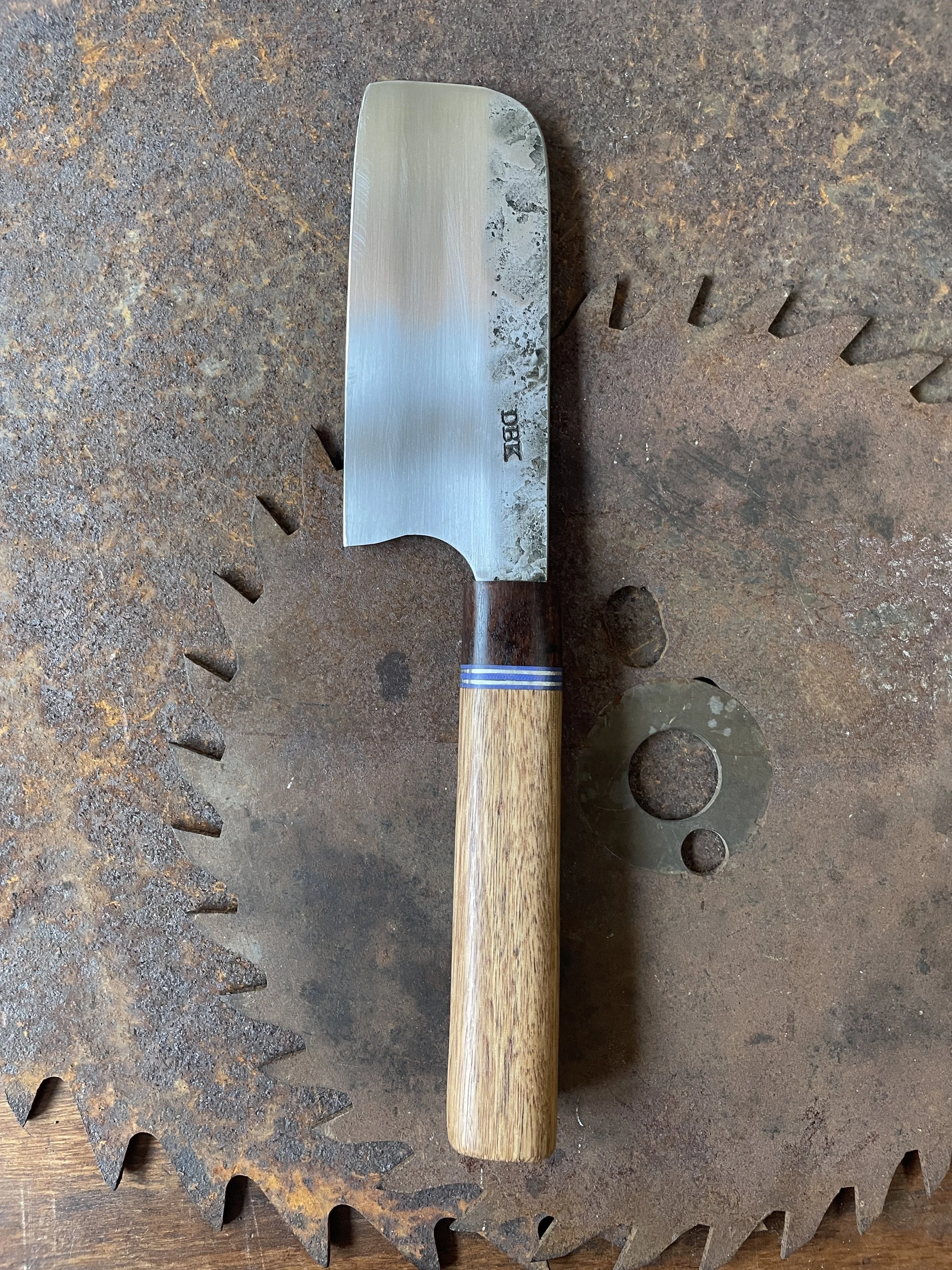 blackbutt / Gidgee Nakiri Style Chef Knife