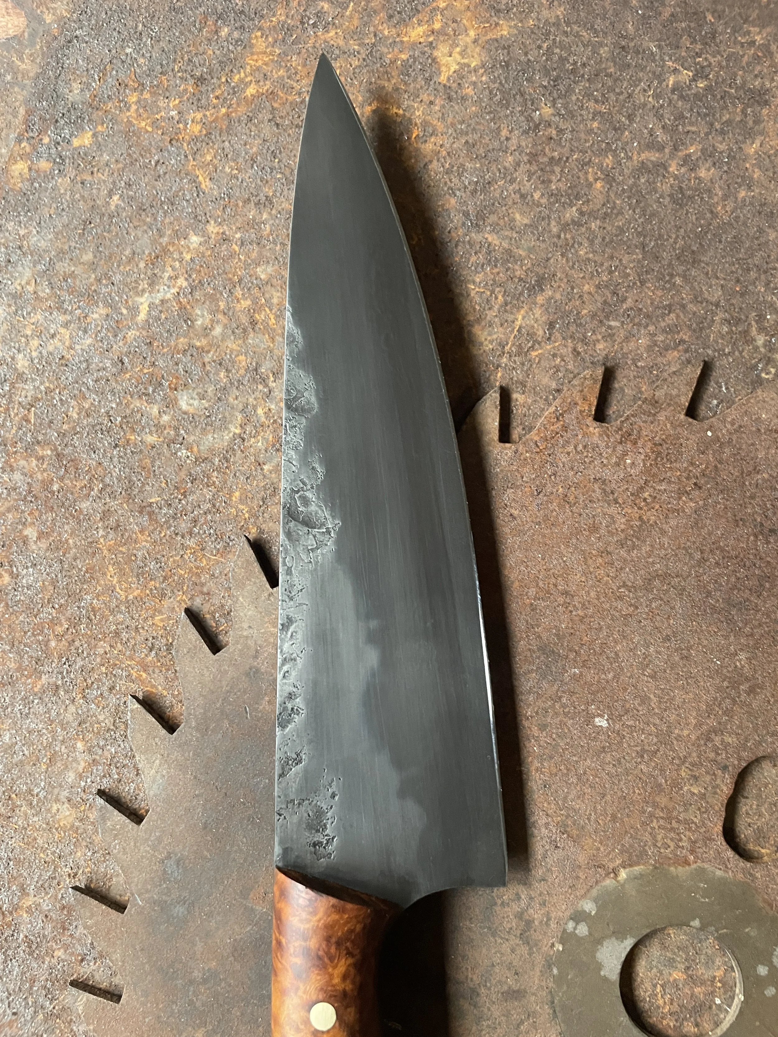 spicy white chef knife