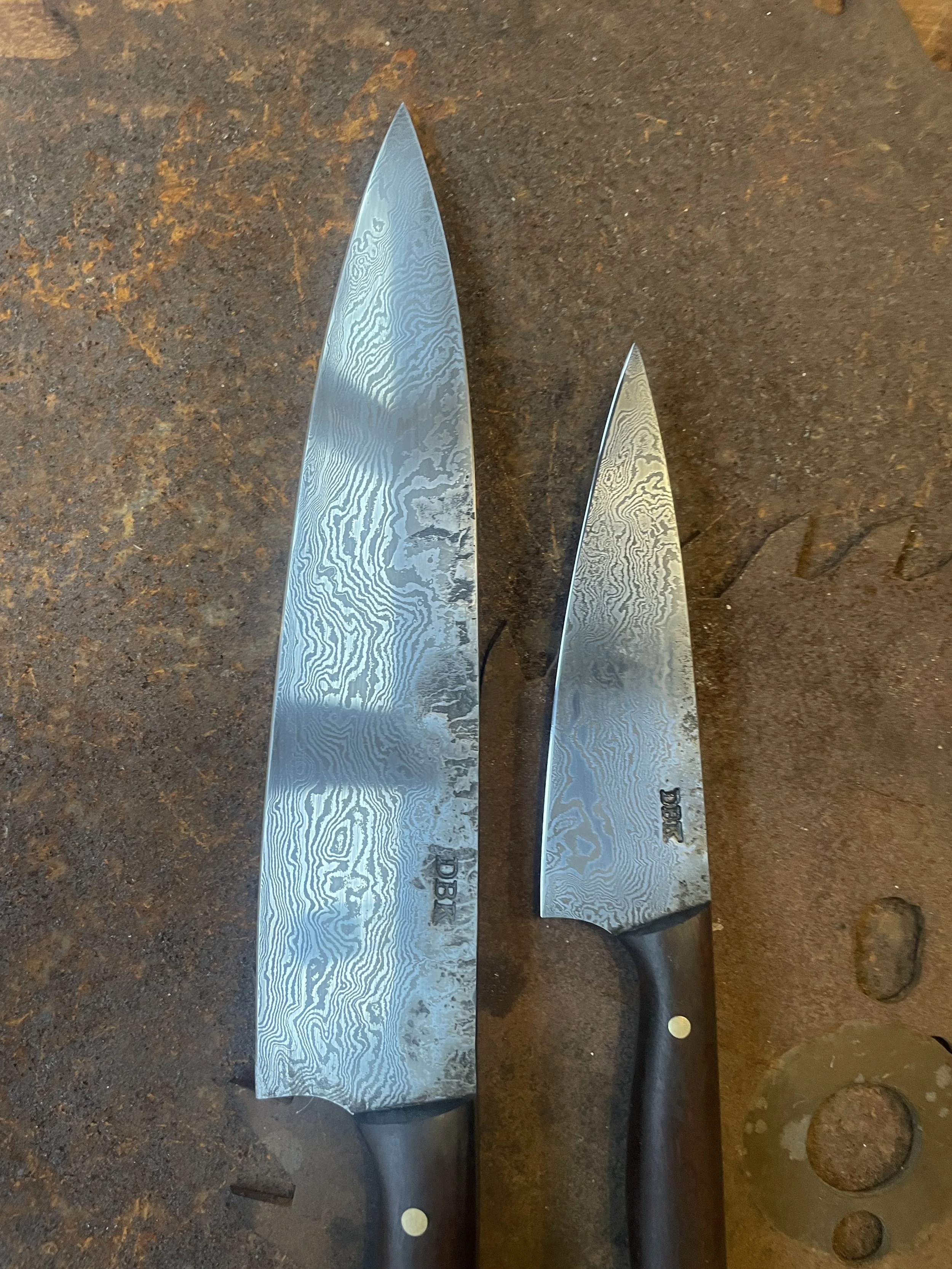 damascus chef knife set