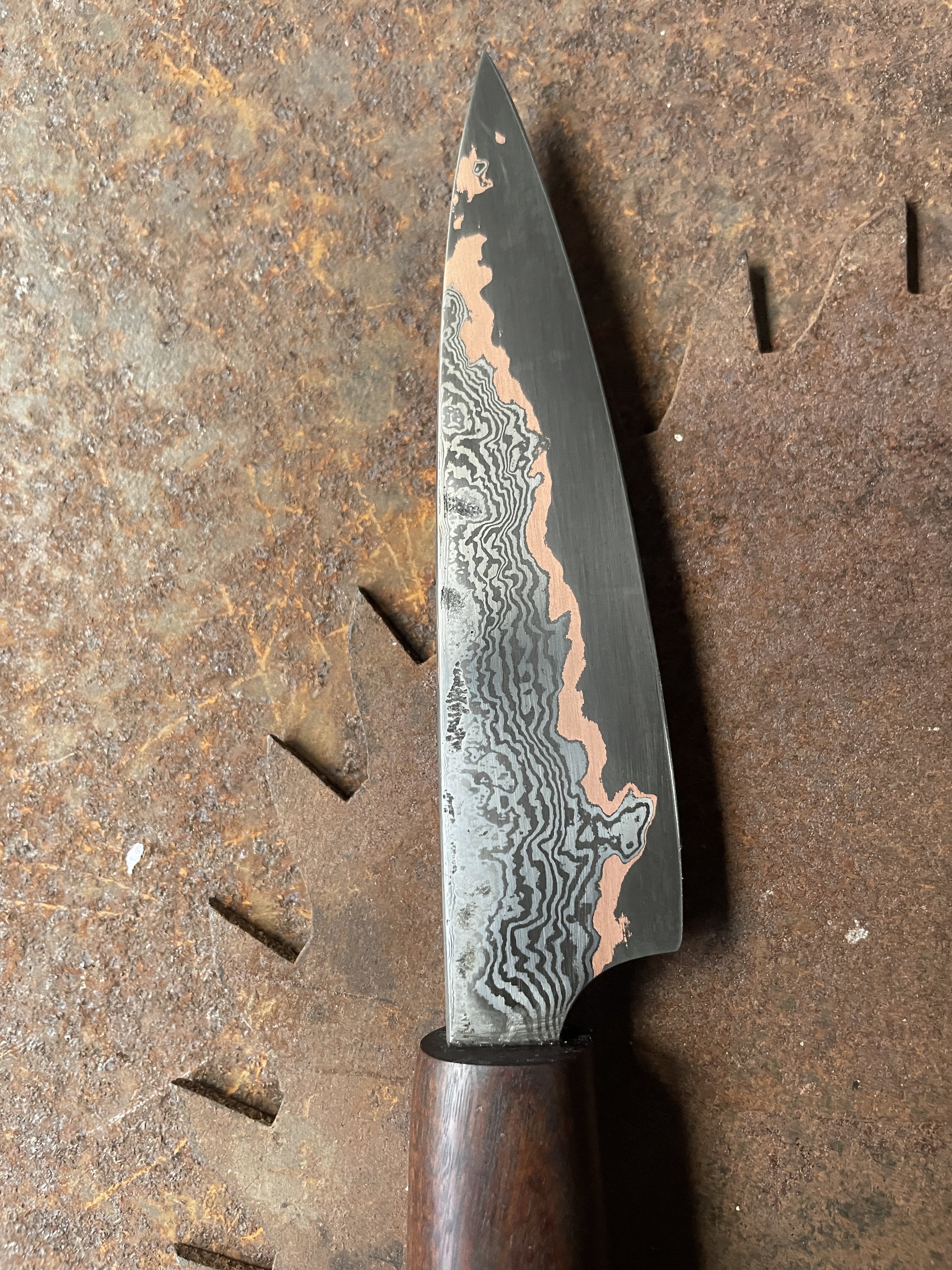 cumai damascus paring knife
