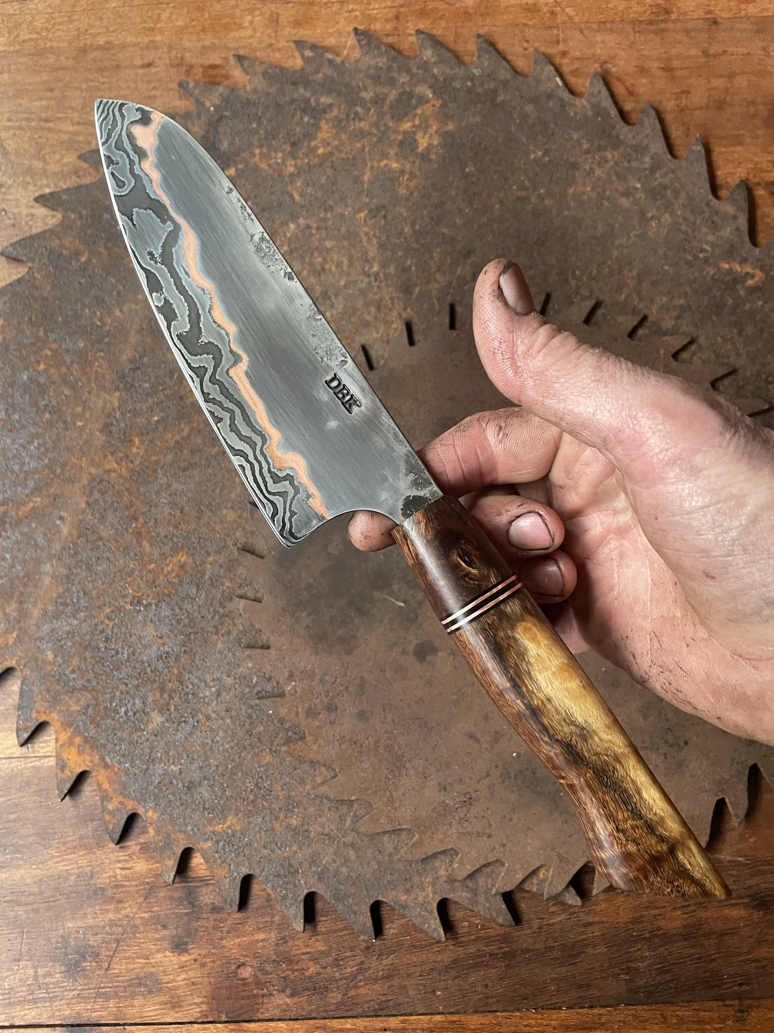 cumai damascus chef Knife