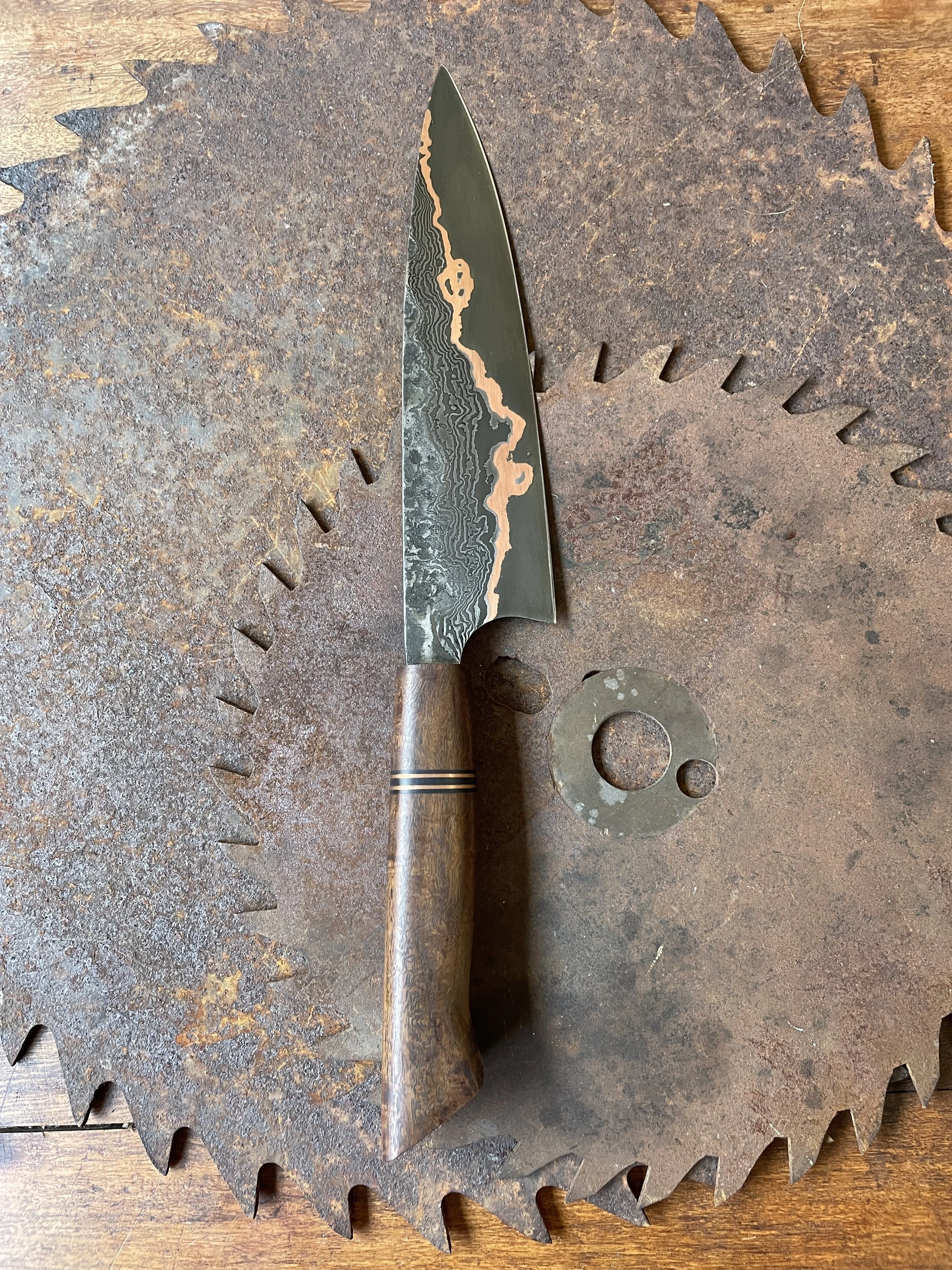 cumai damascus chef Knife