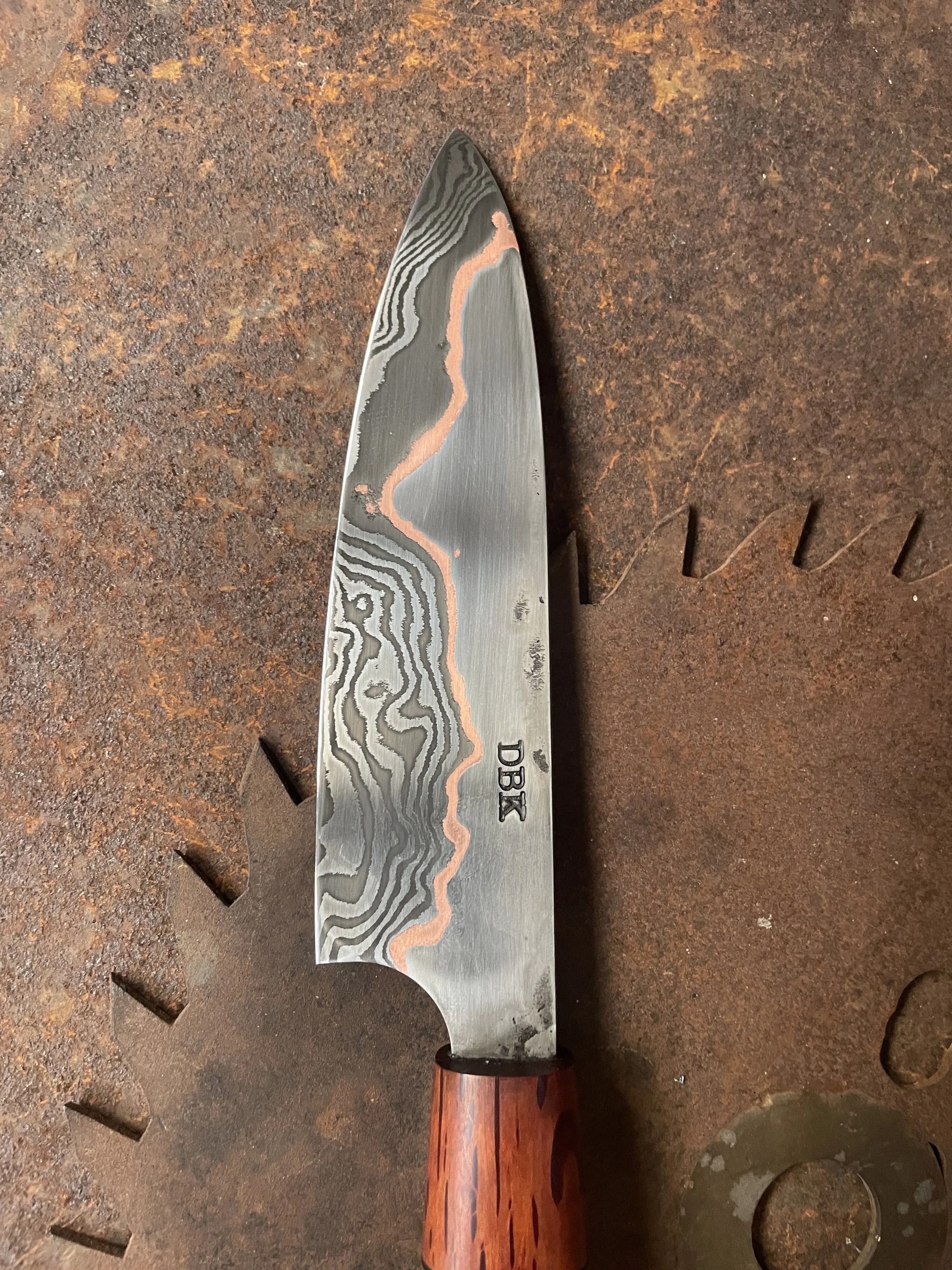 cumai damascus chef Knife