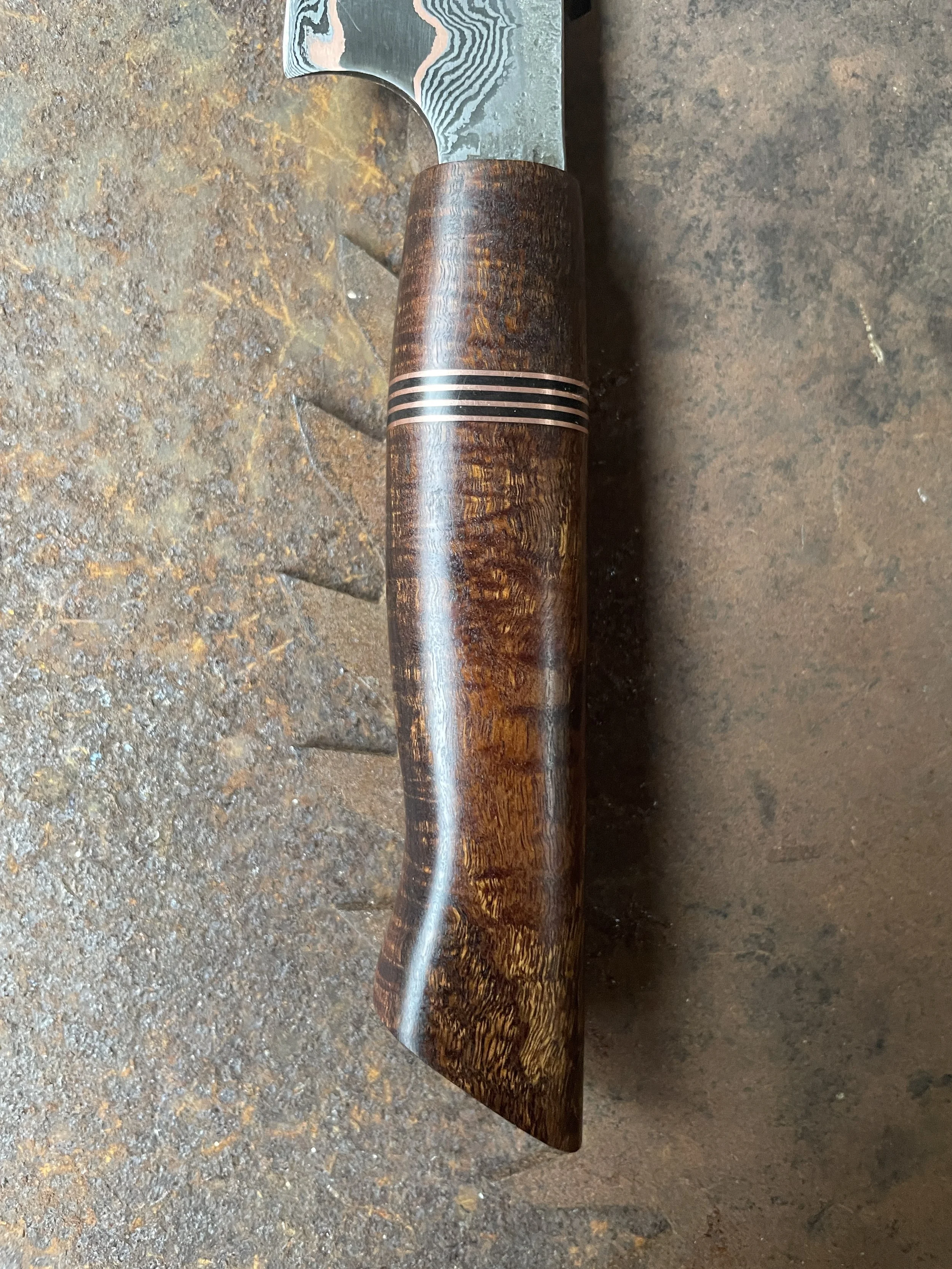 cumai damascus paring knife