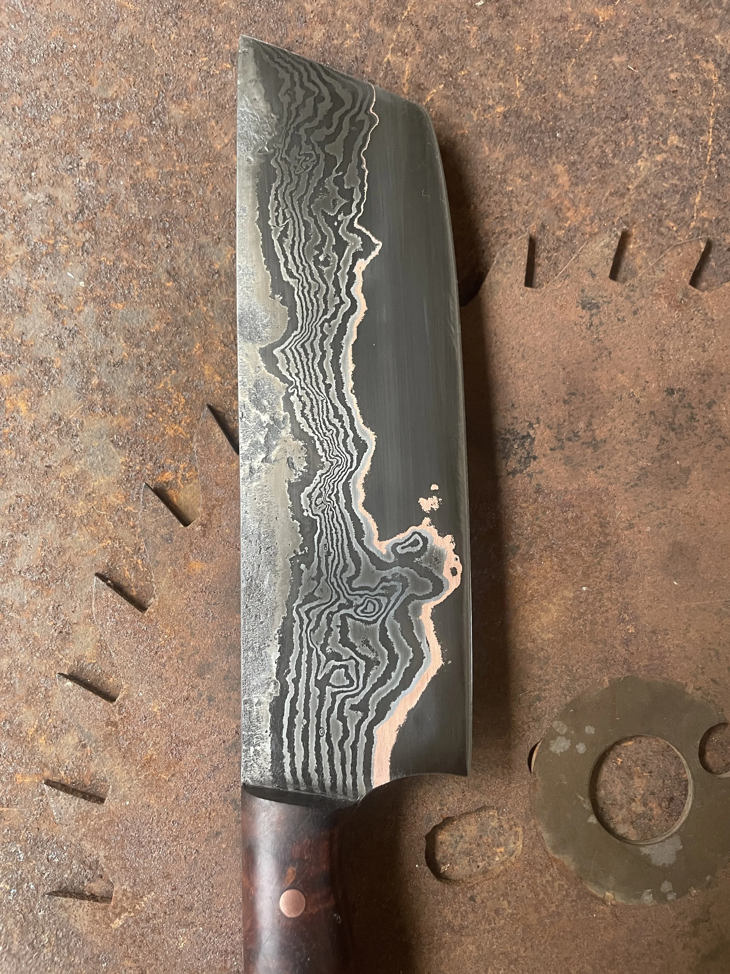 cumai damascus chef Knife