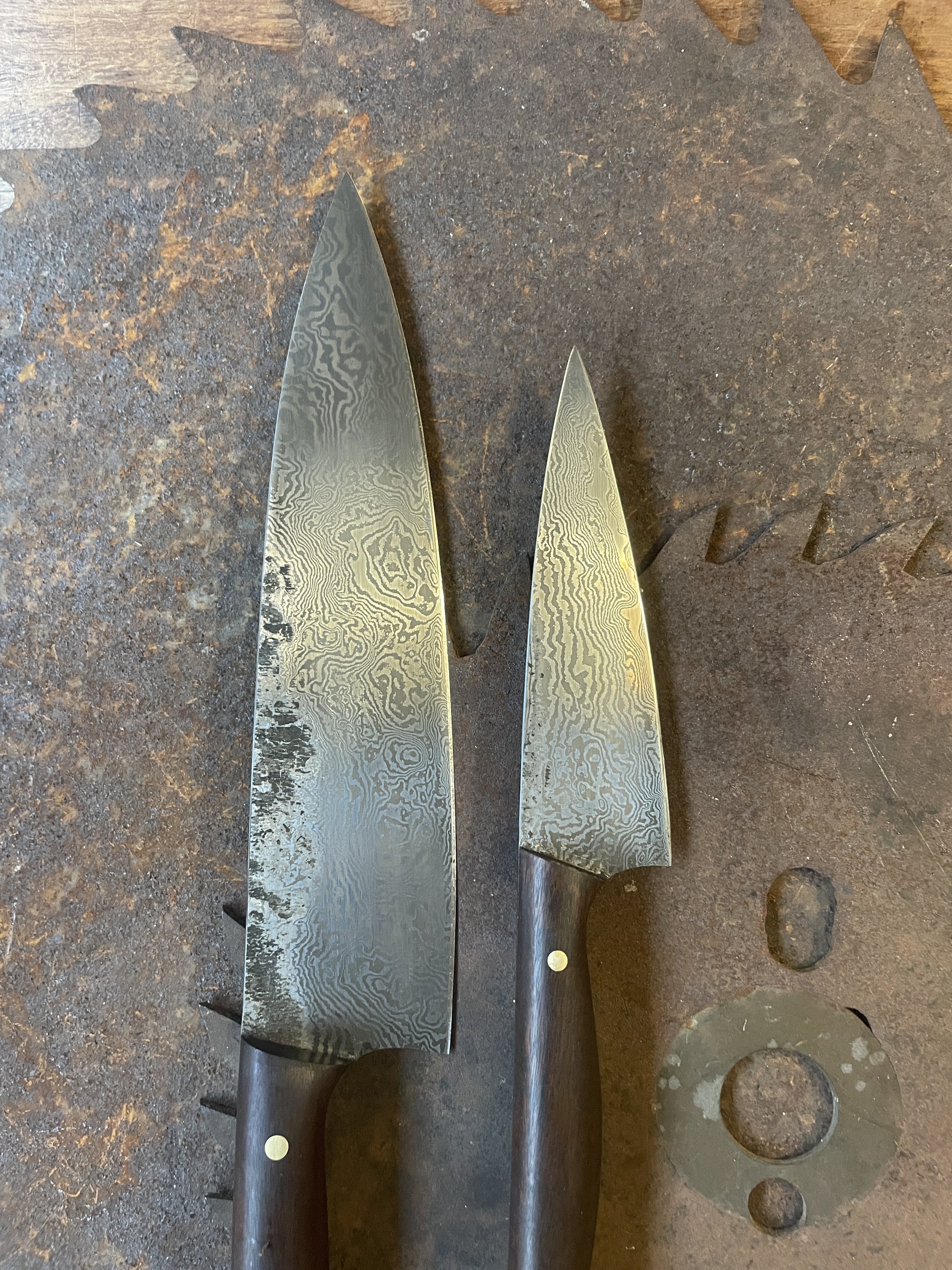 damascus chef knife set