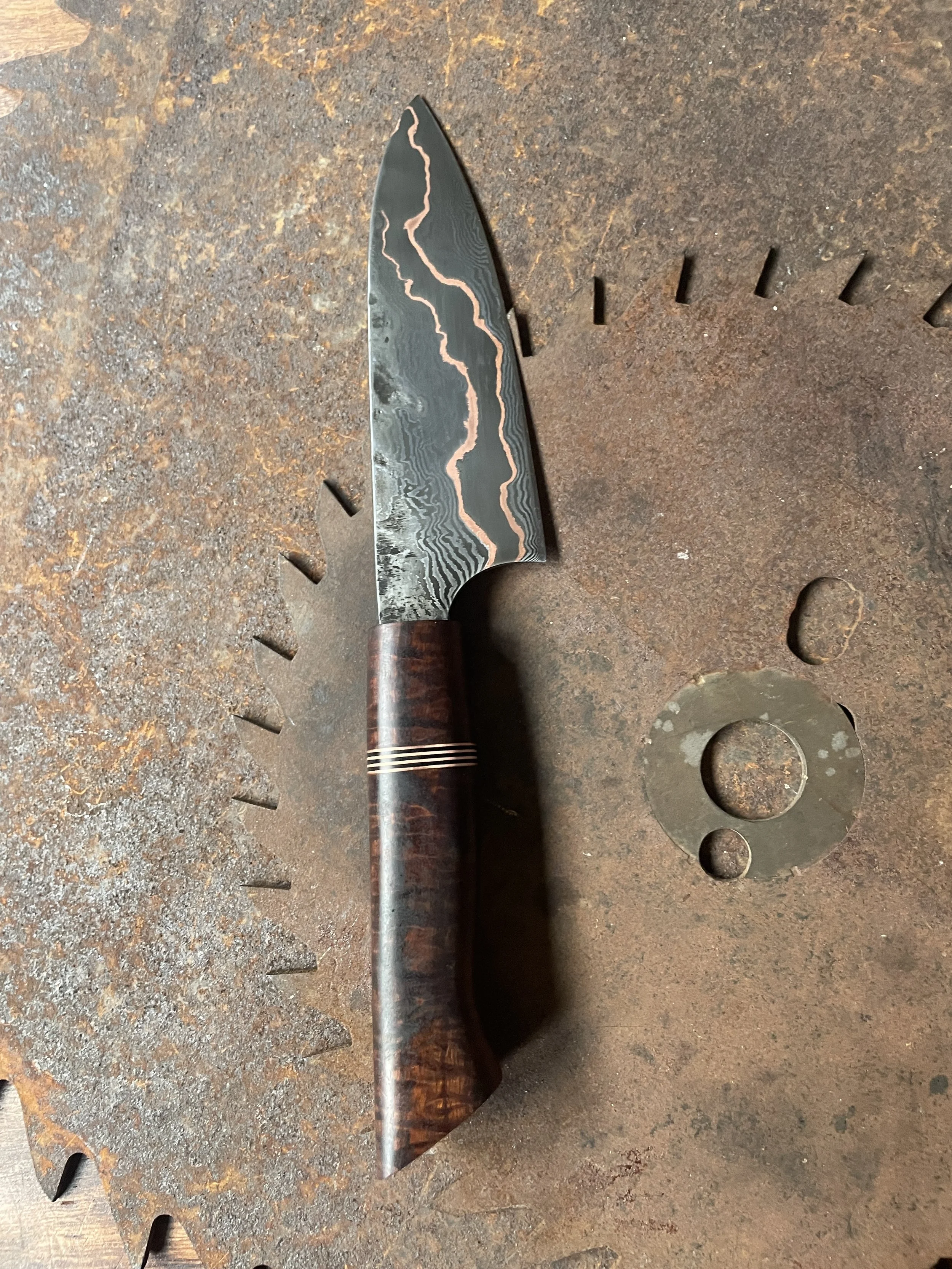 cumai damascus chef Knife