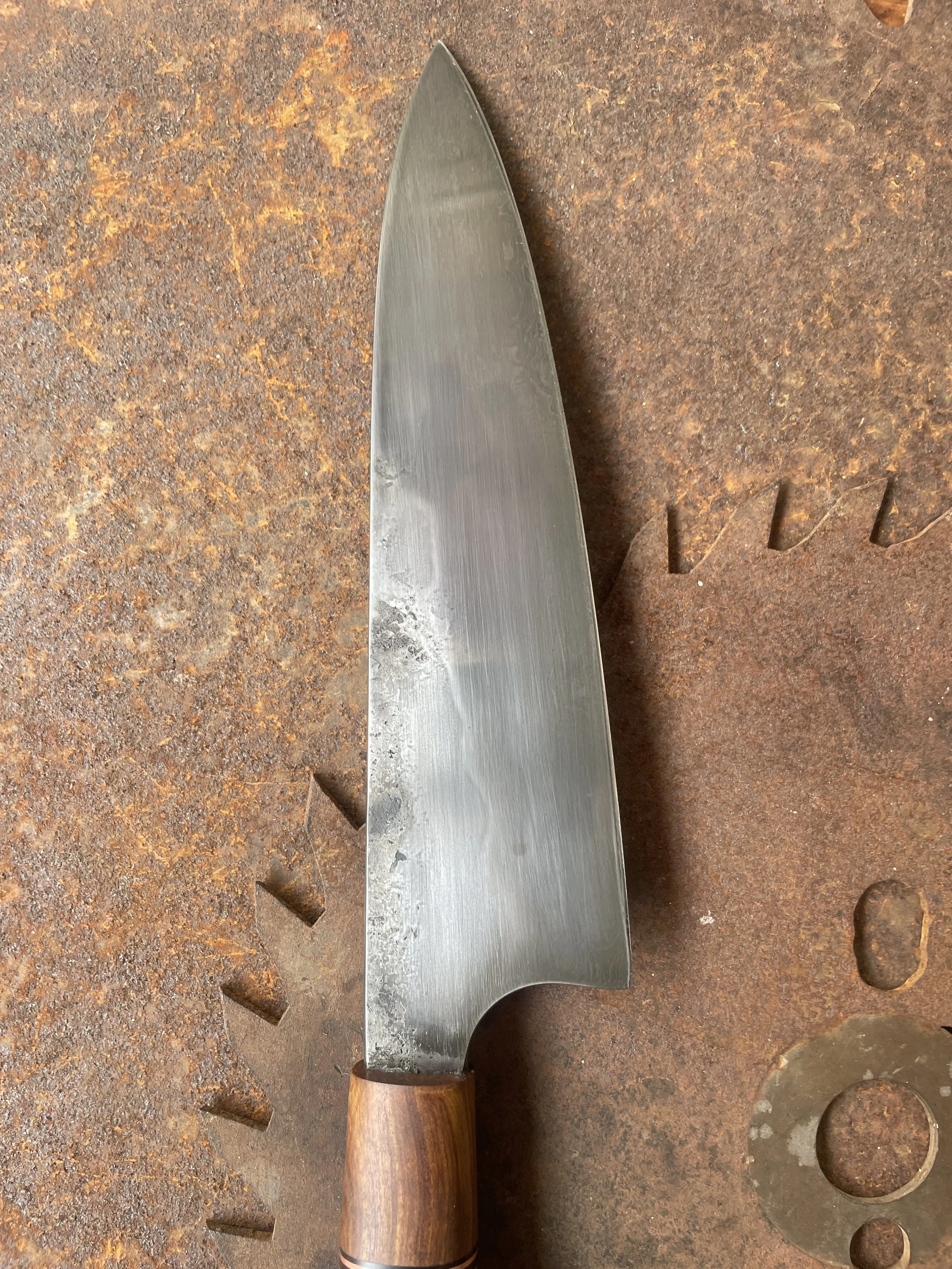spicy white chef knife