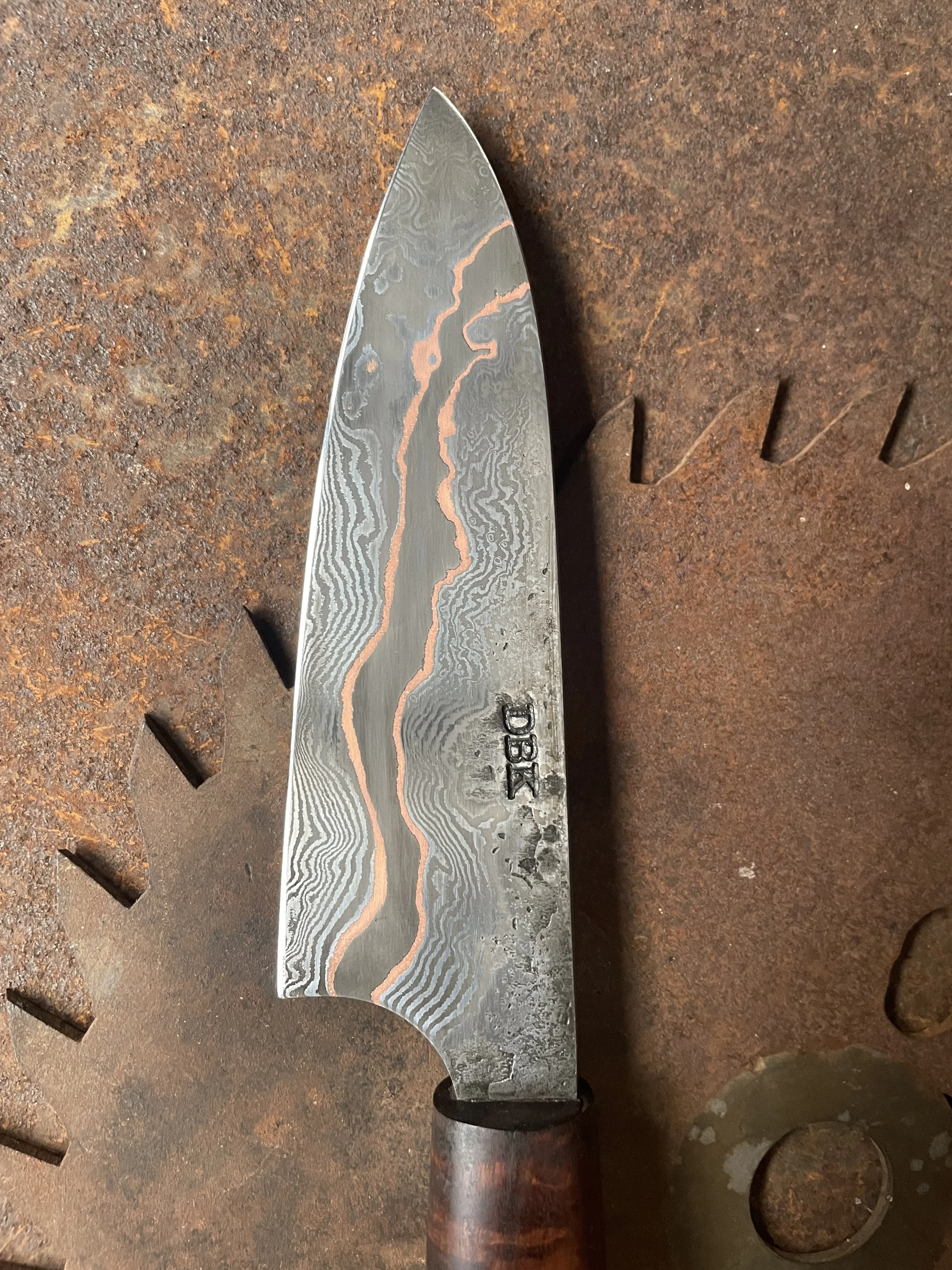 cumai damascus chef Knife