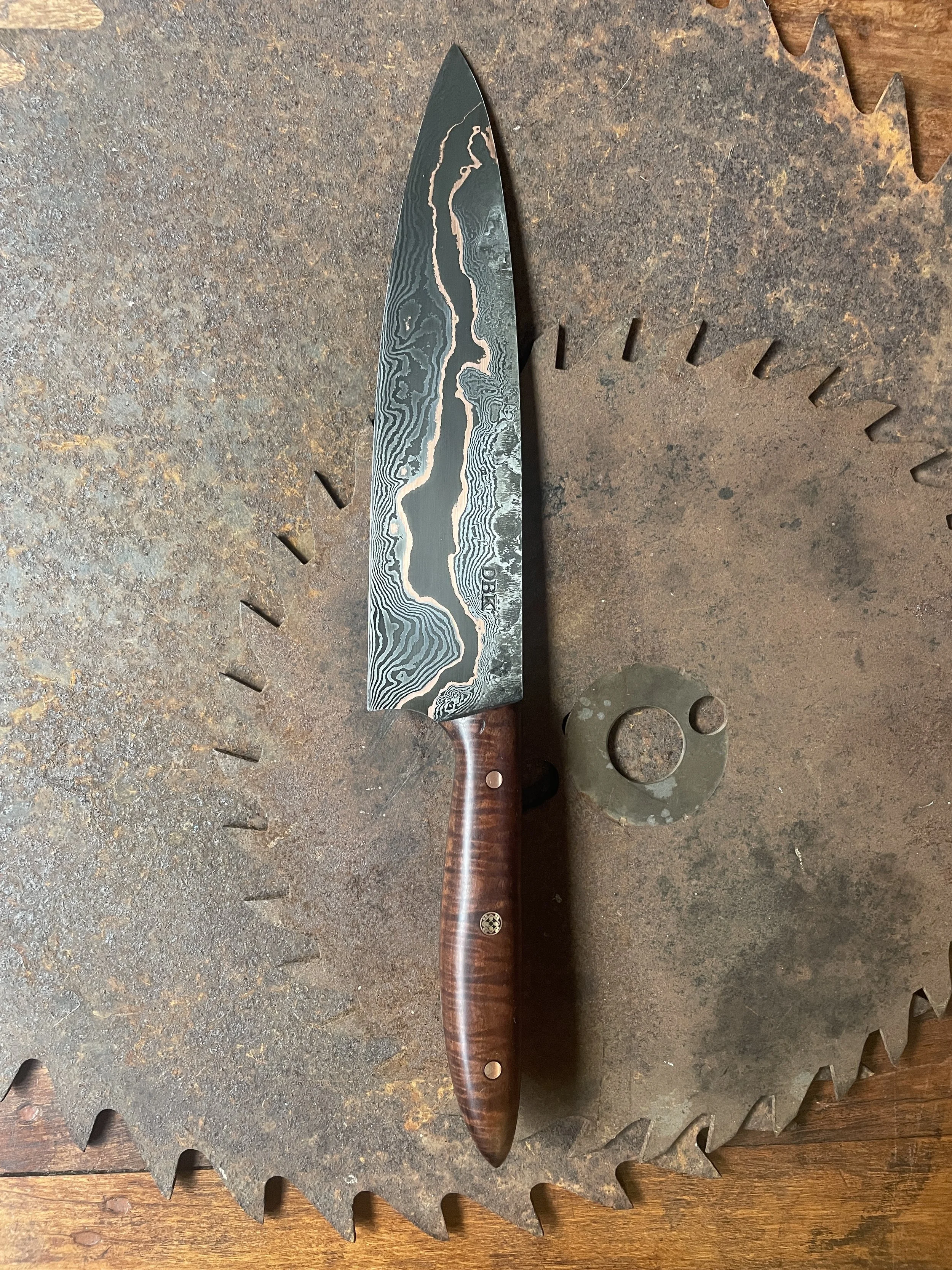 cumai damascus chef Knife