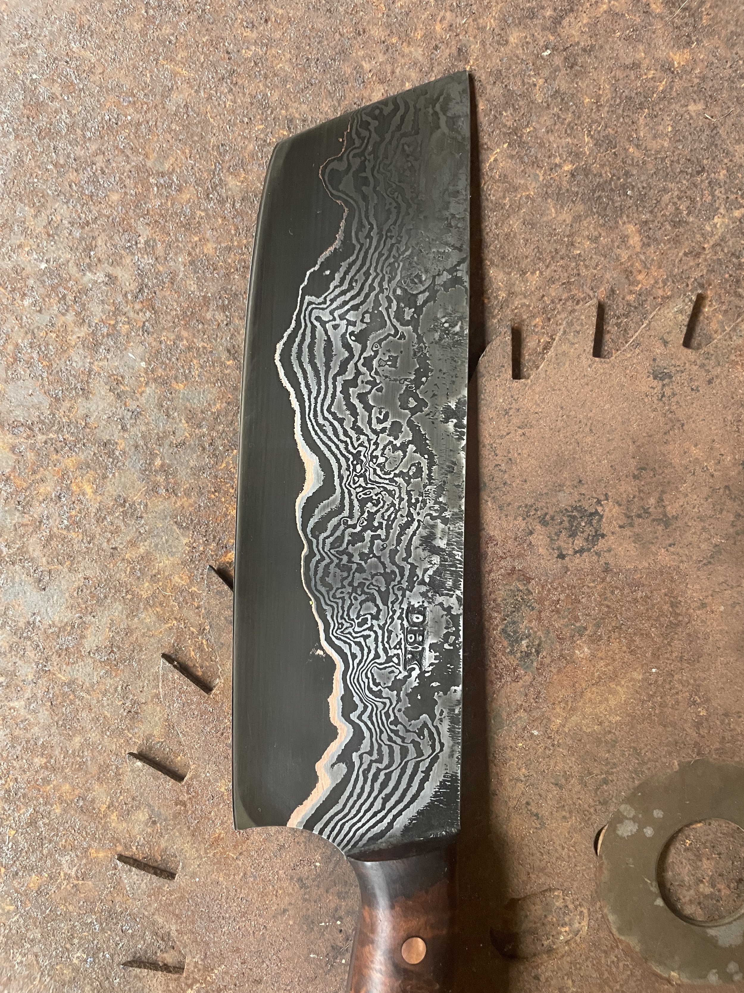 cumai damascus chef Knife