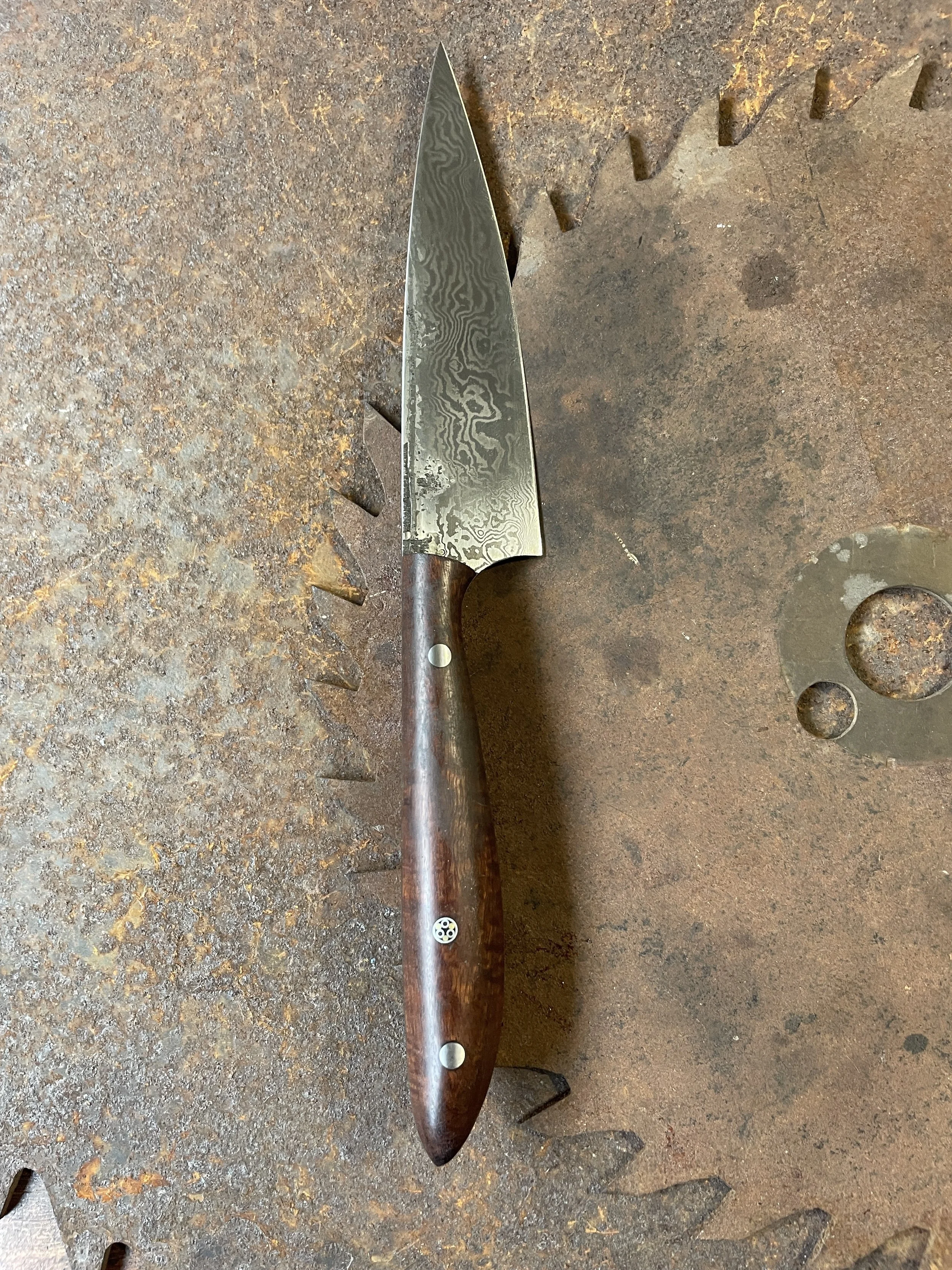 damascus paring knife