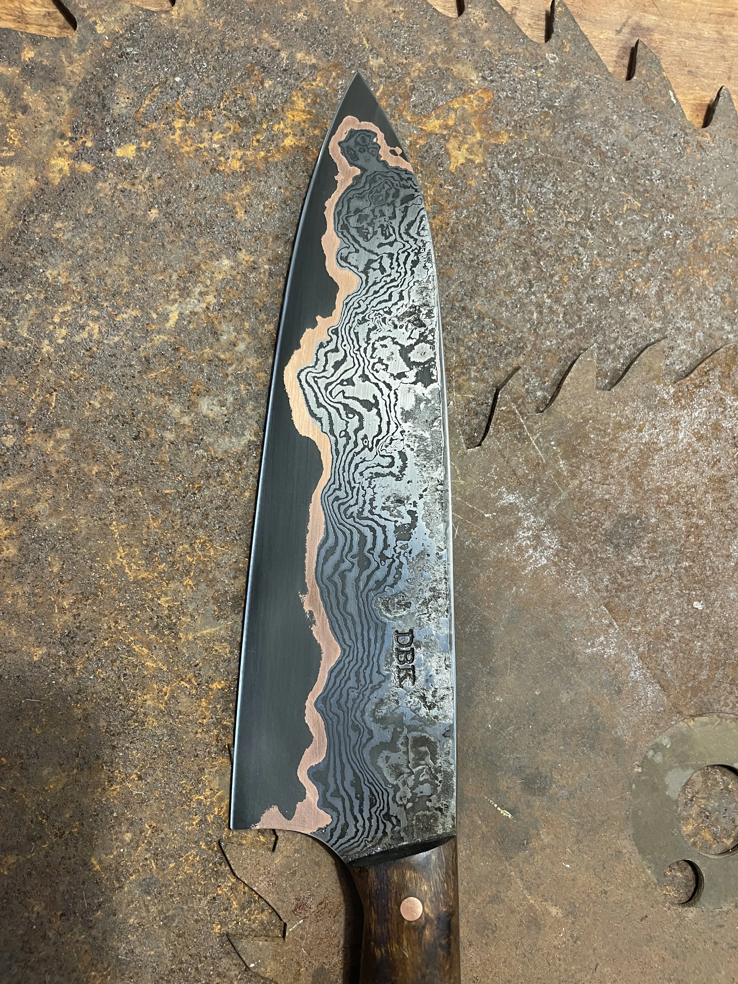 cumai damascus chef Knife