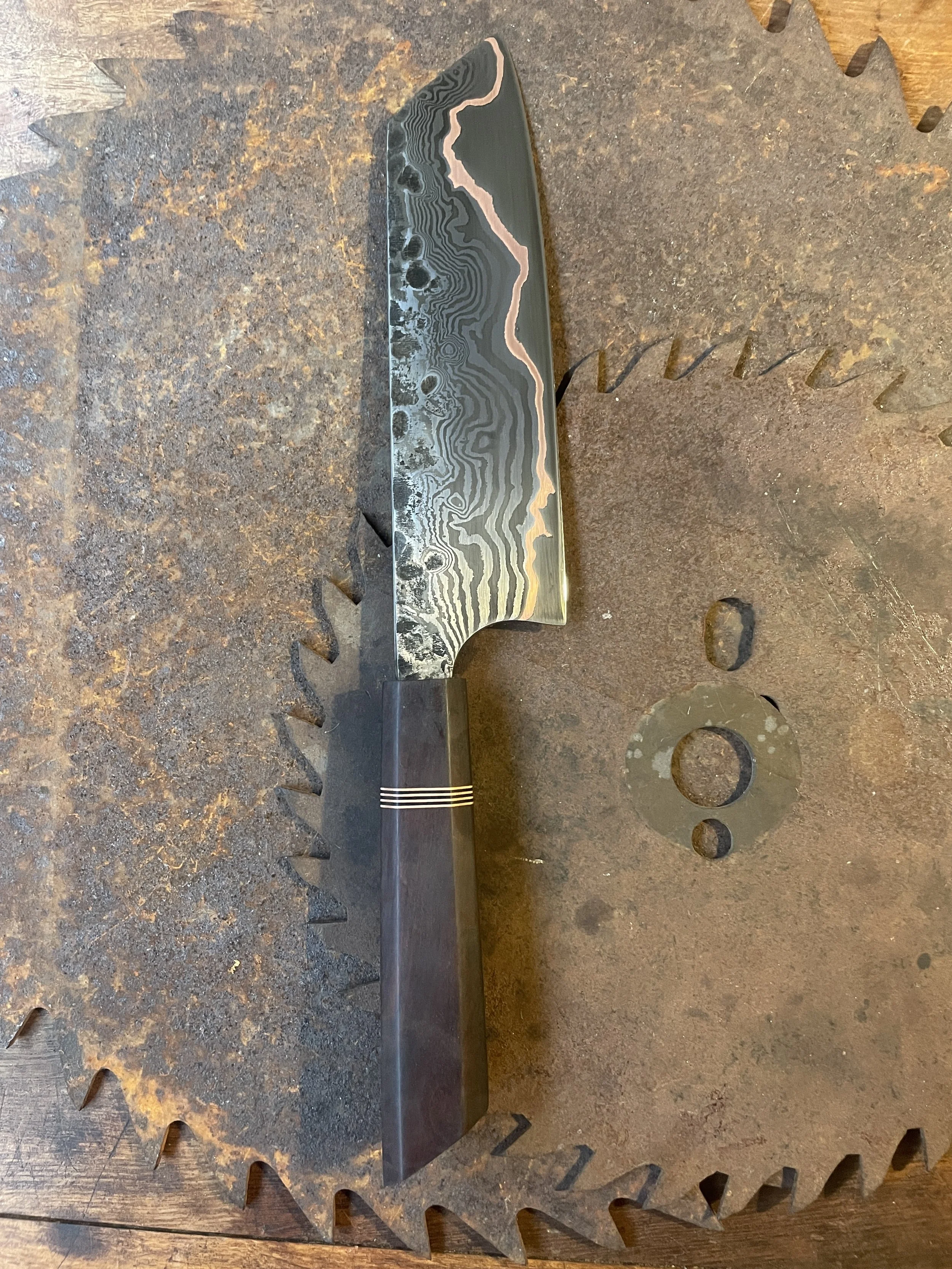 cumai damascus chef Knife