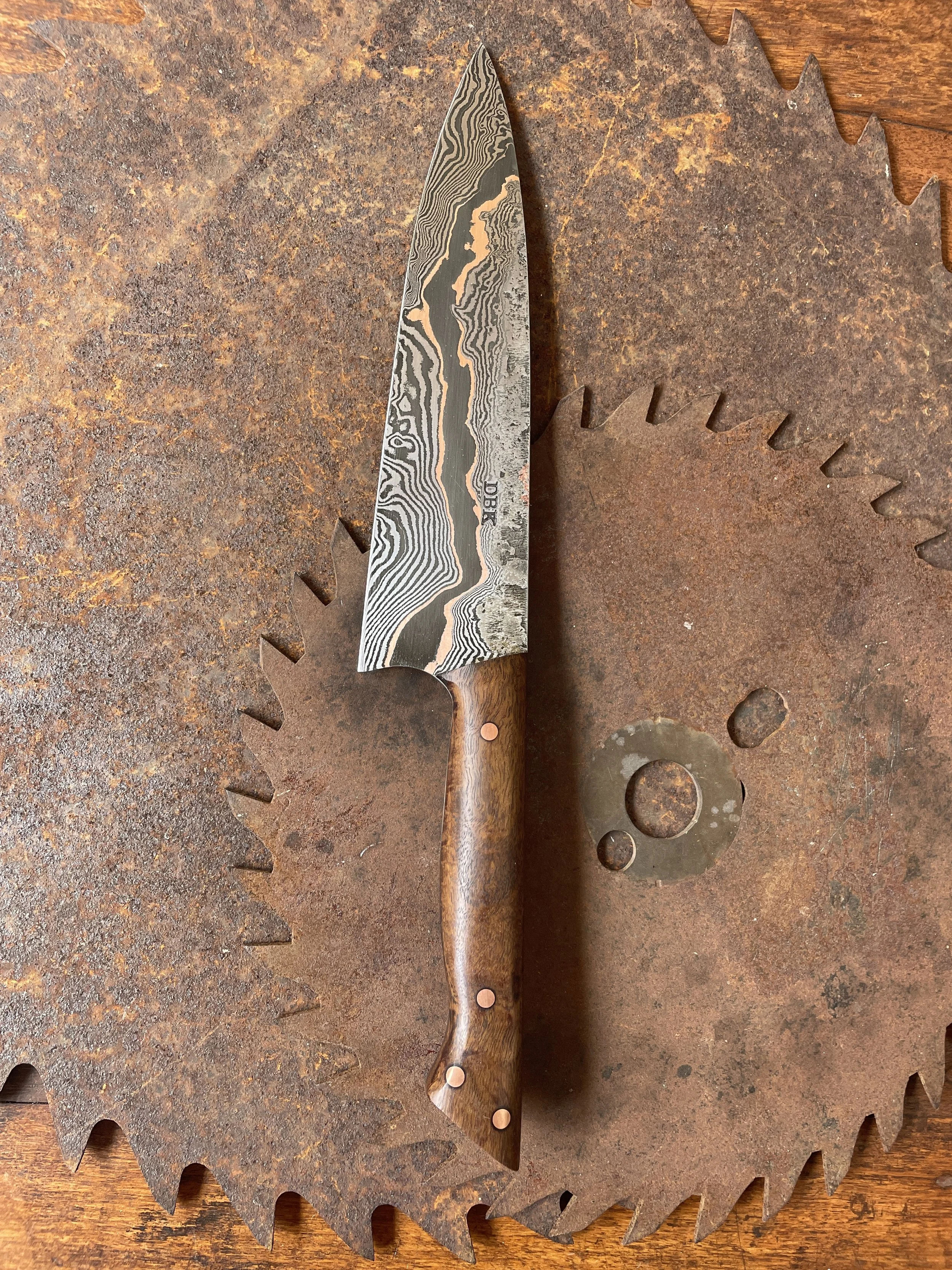 Bowyakka cumai Damascus Chef Knife