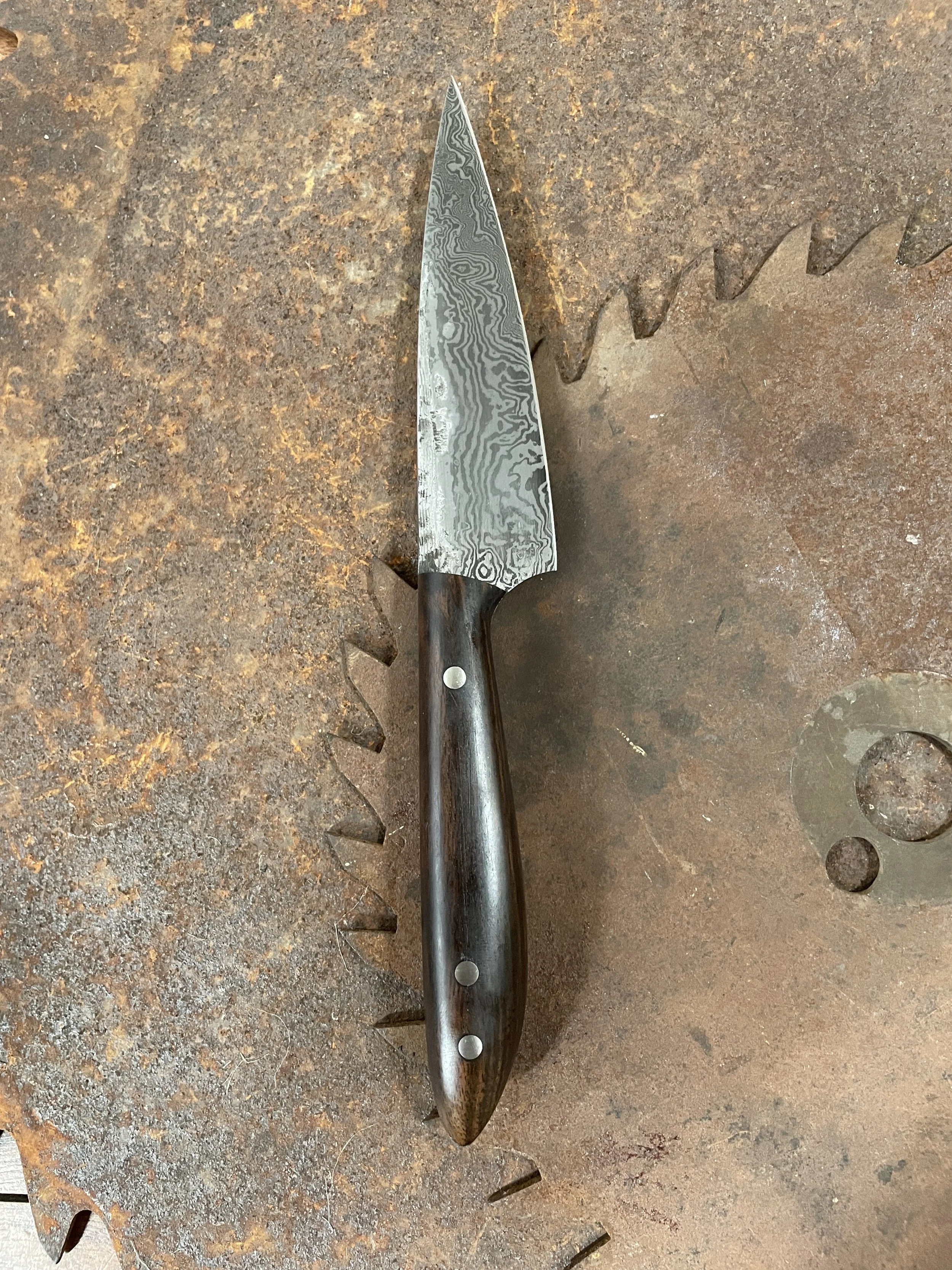 damascus paring knife