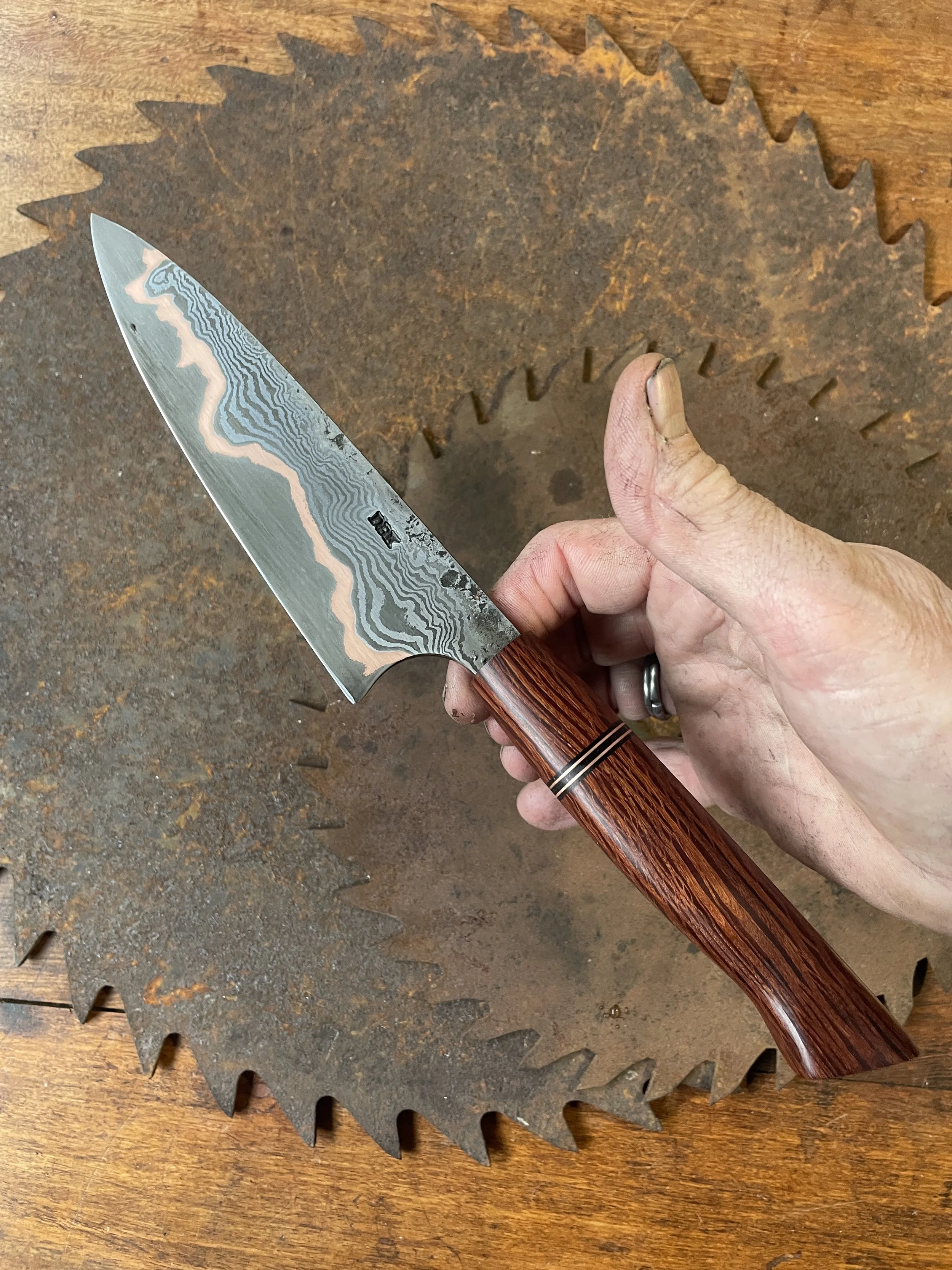 cumai damascus chef Knife