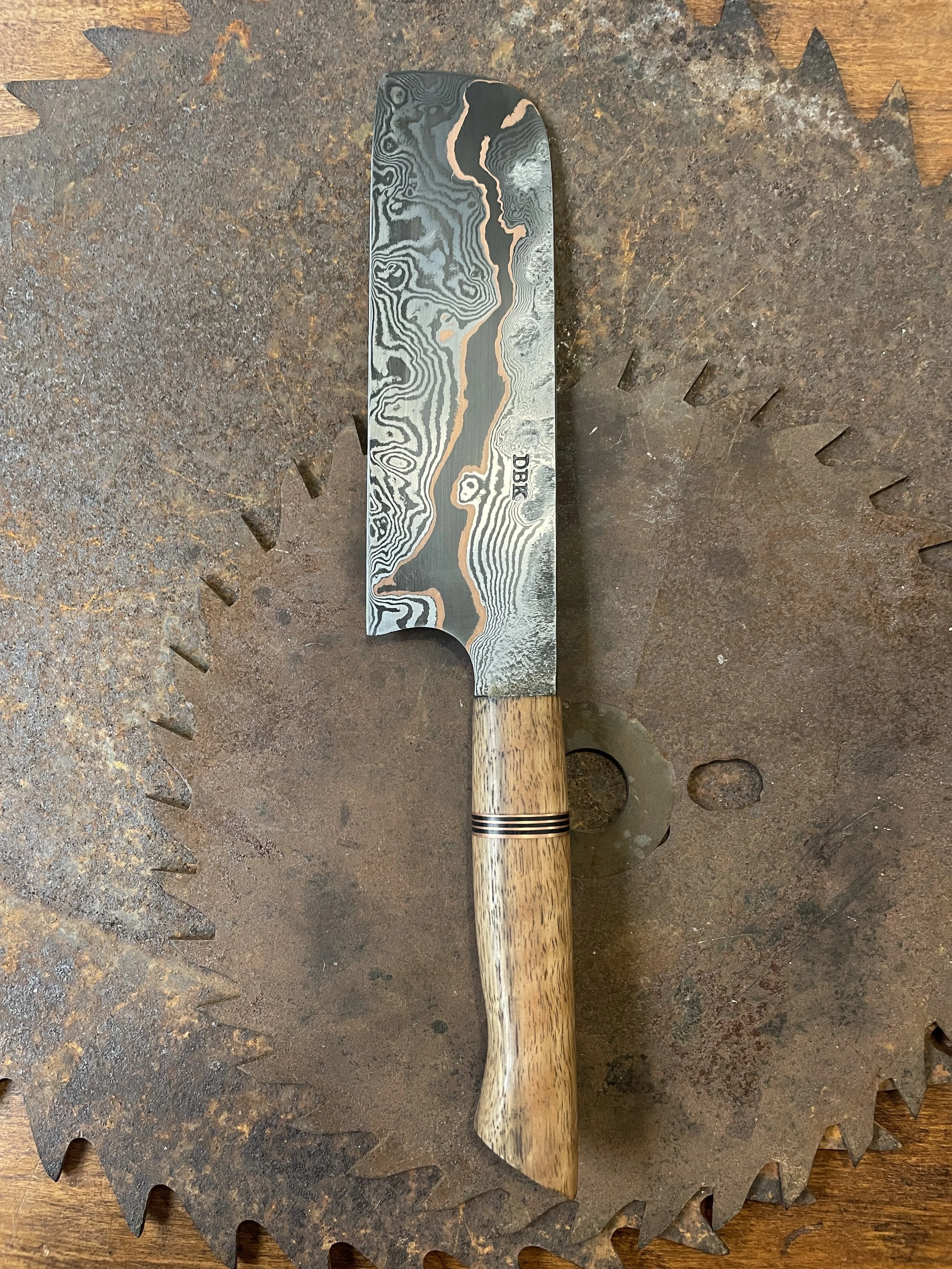 cumai damascus chef Knife