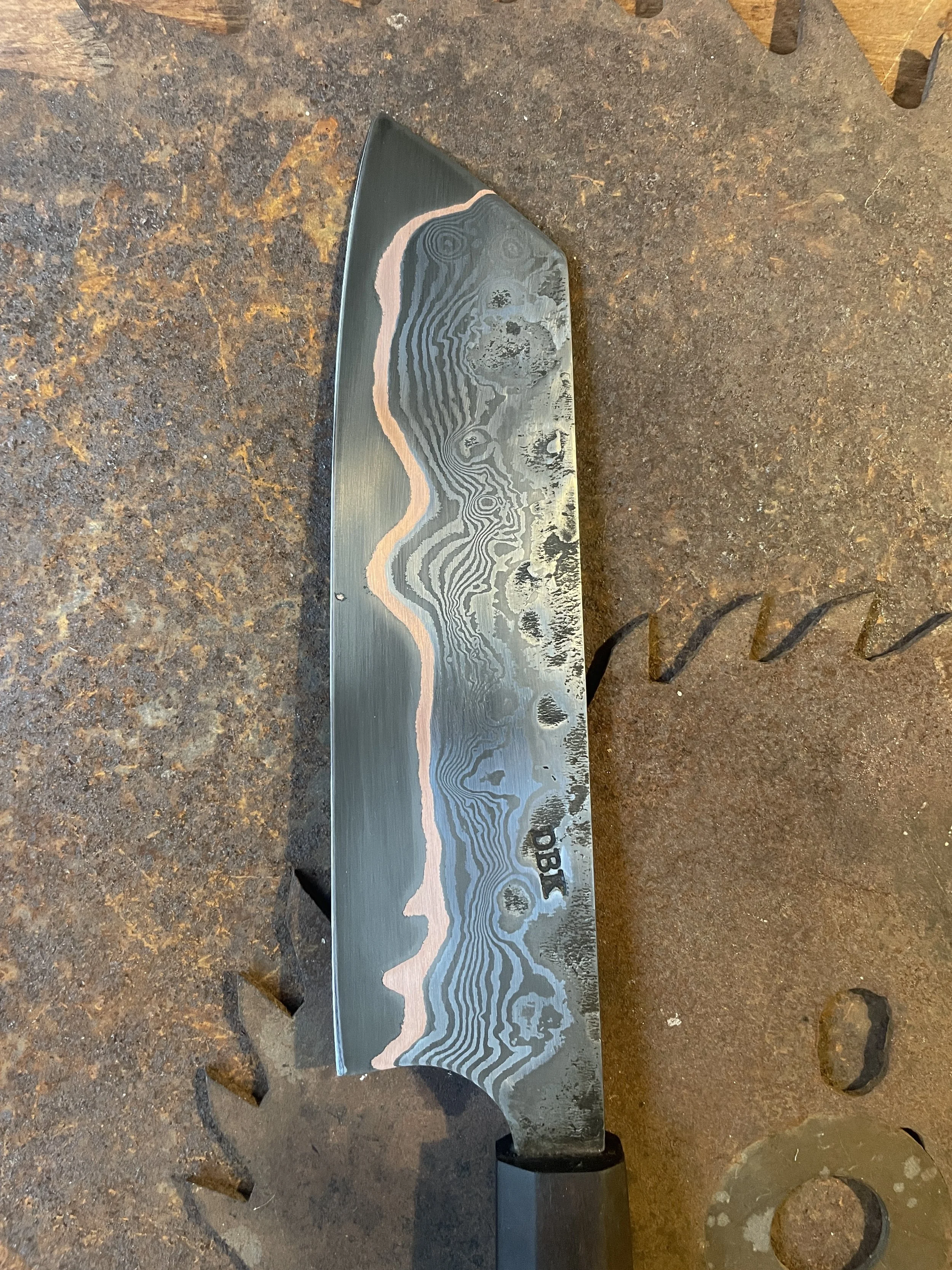 cumai damascus chef Knife