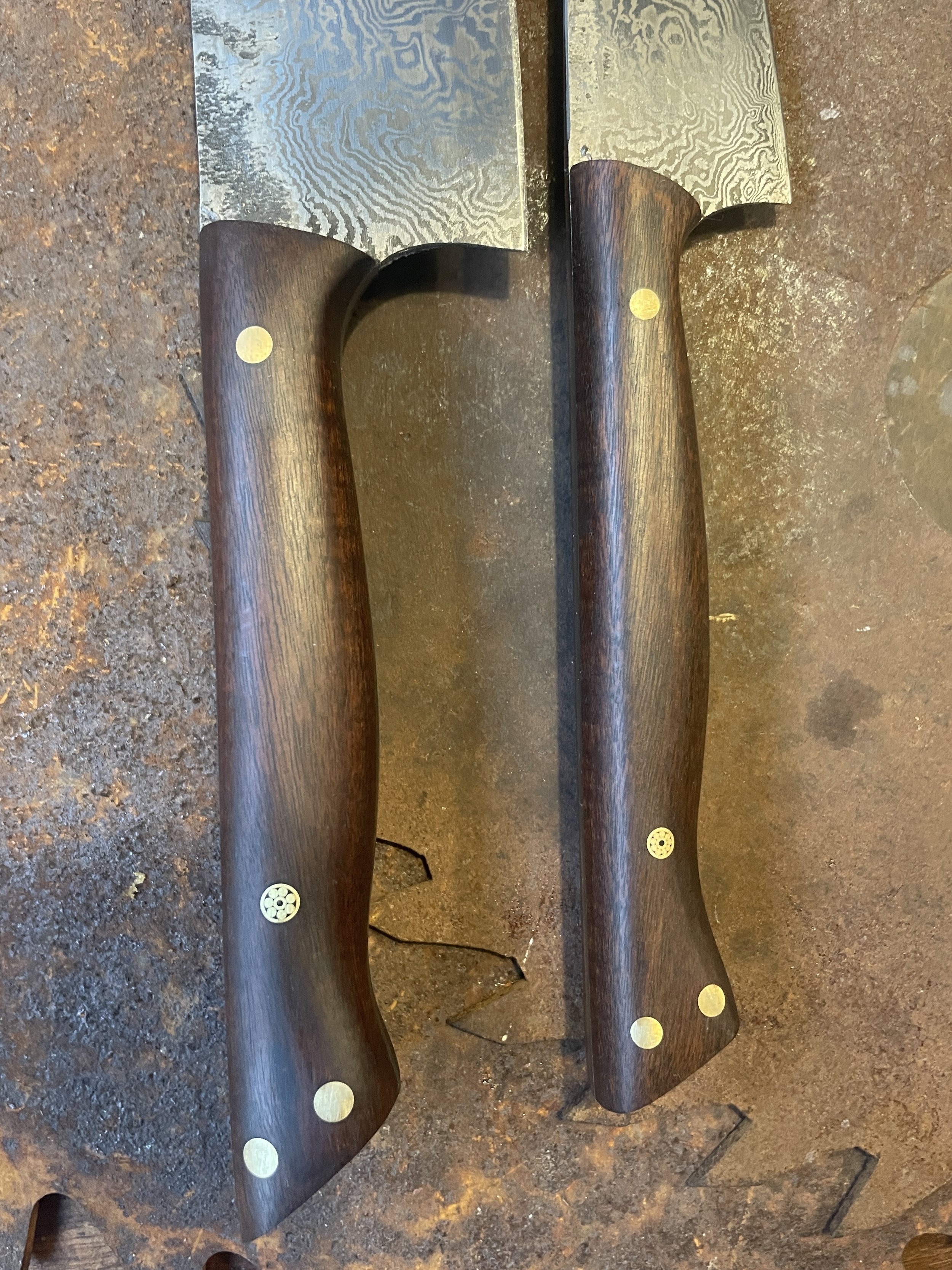 damascus chef knife set