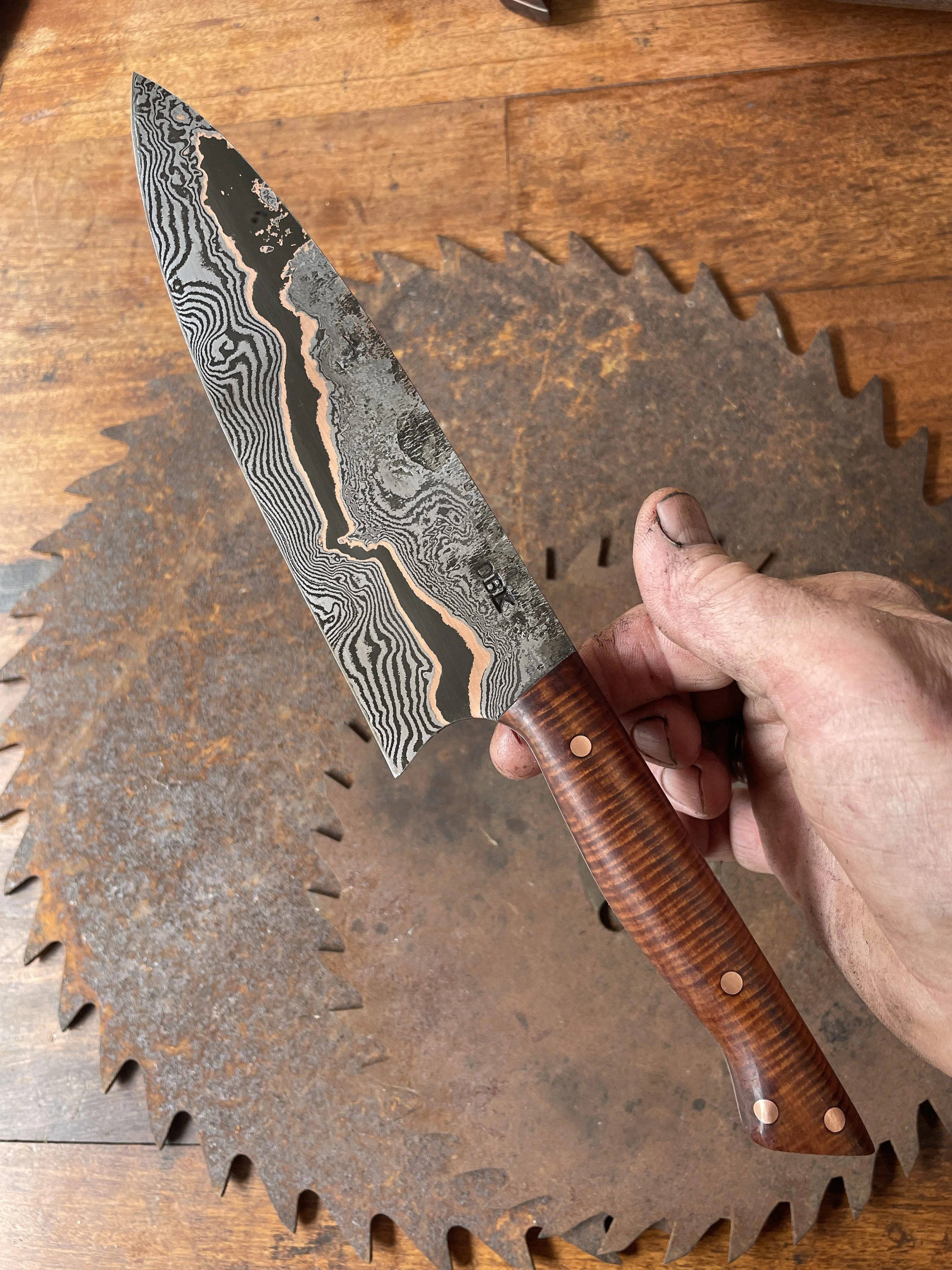 damascus chef knife