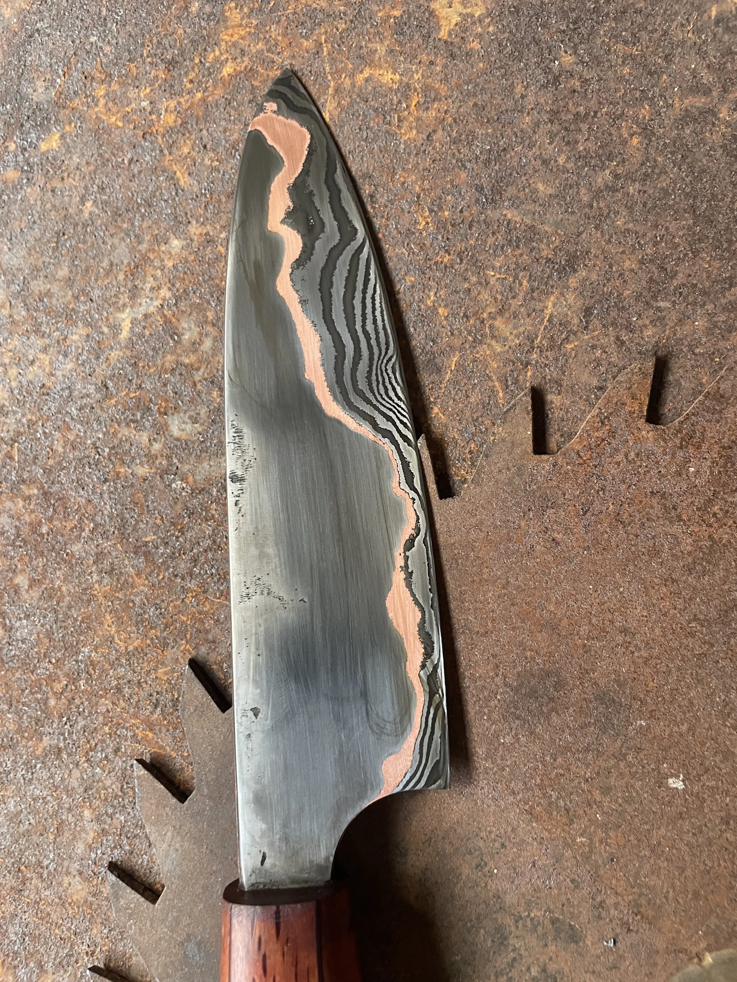 cumai damascus chef Knife