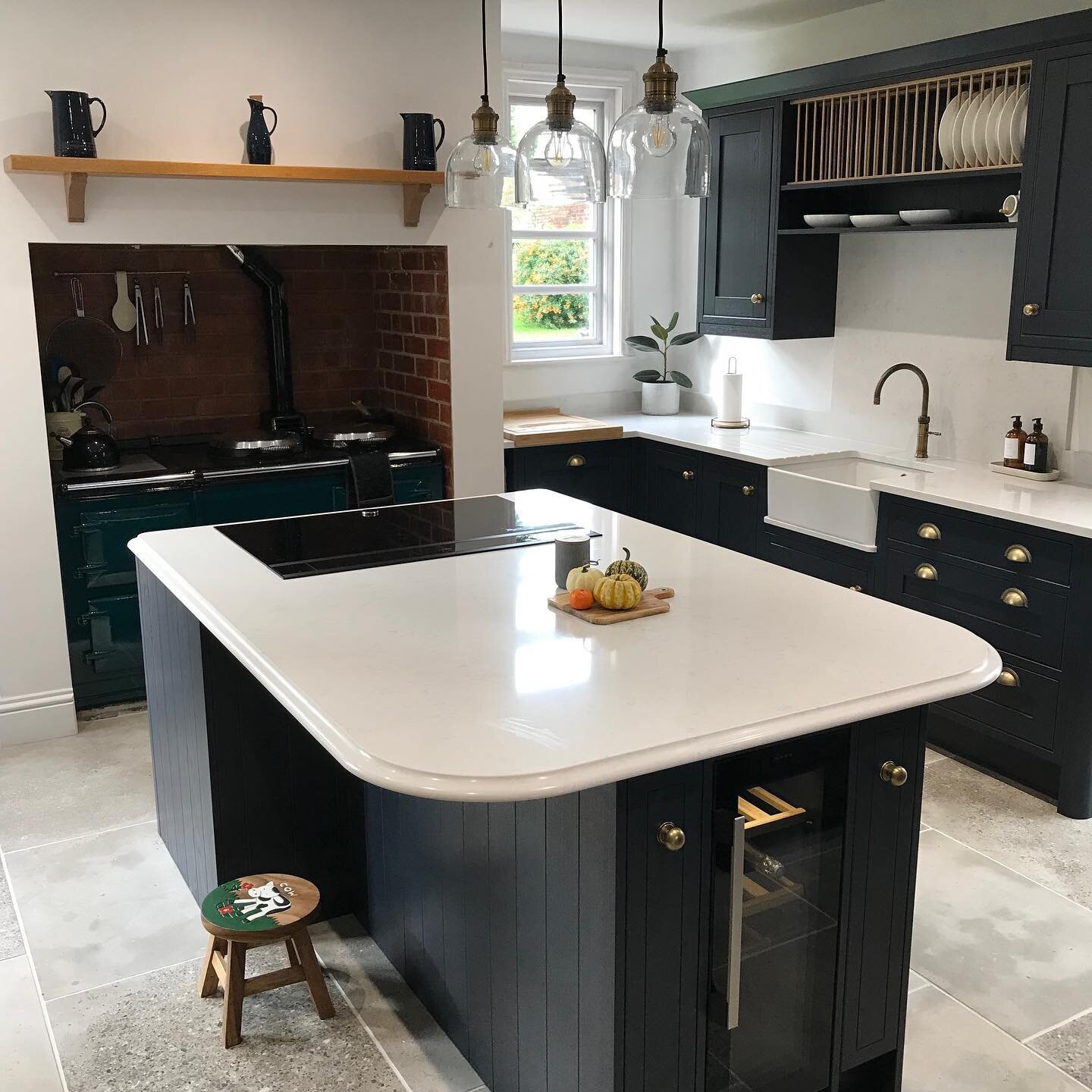 Beautiful Laura Ashley kitchen just completed in Indigo. Huge range of other stunning paint to order colours available. Please contact us for more details!