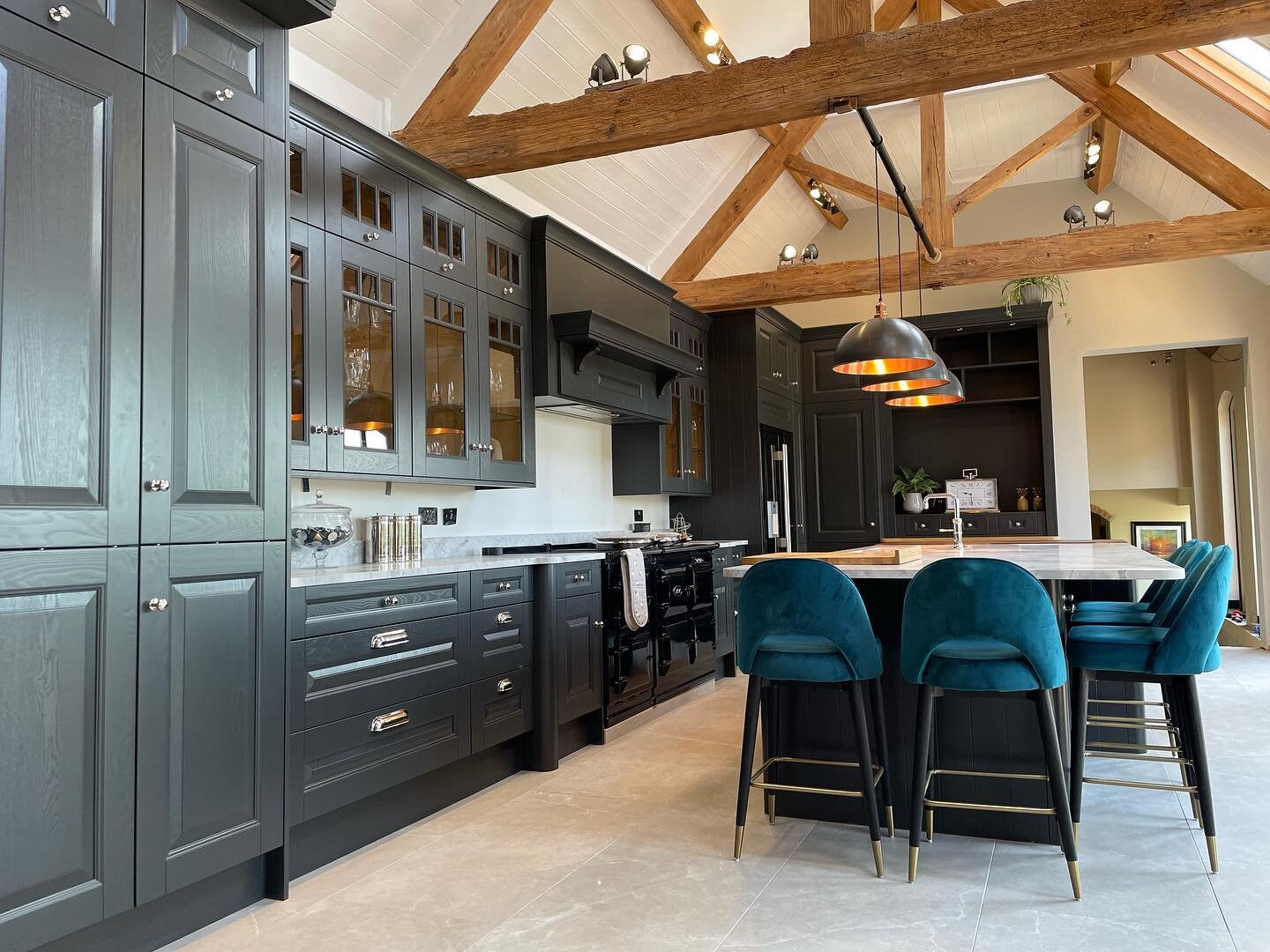 This recently completed kitchen is a finely crafted in-frame timber design and looks stunning in this Black Paint to Order finish.
Bring country style to life with the Harwood collection from Laura Ashley.
Please get in touch with us to find out more