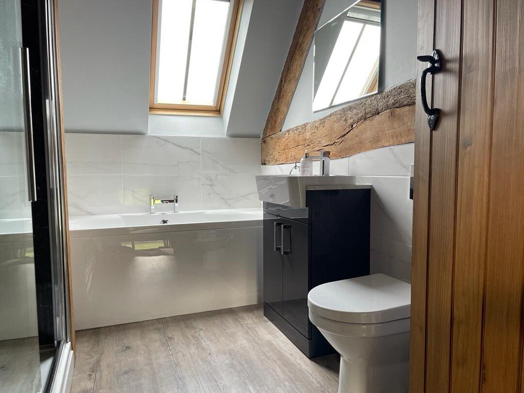 A few of our most recently completed bathrooms here, designed to retain and complement the stunning period beams in the property. 

If you would like to see how you could transform your bathroom, please get in touch with us on hello@elitekbb.com or c