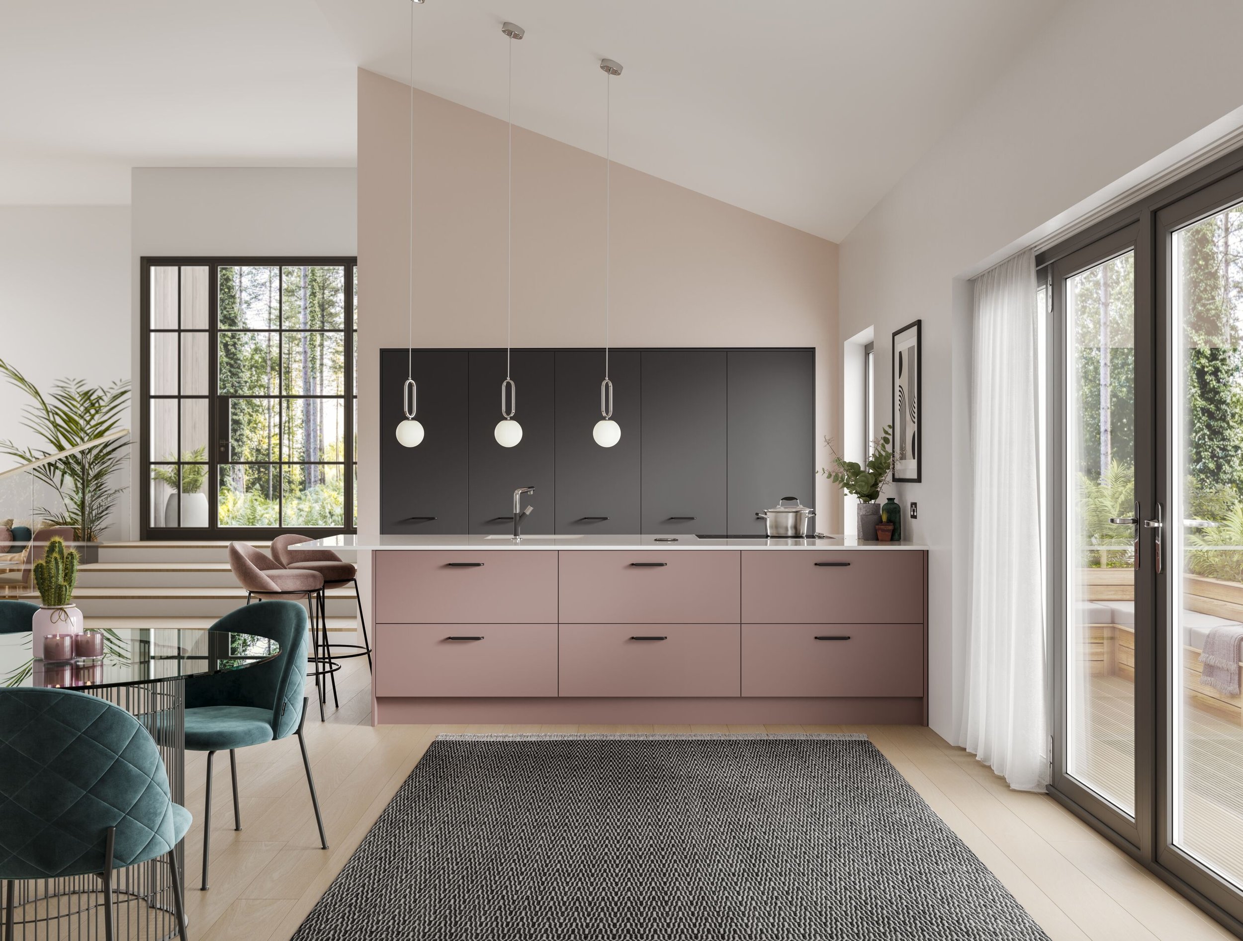 Alta Dusky Pink & Anthracite