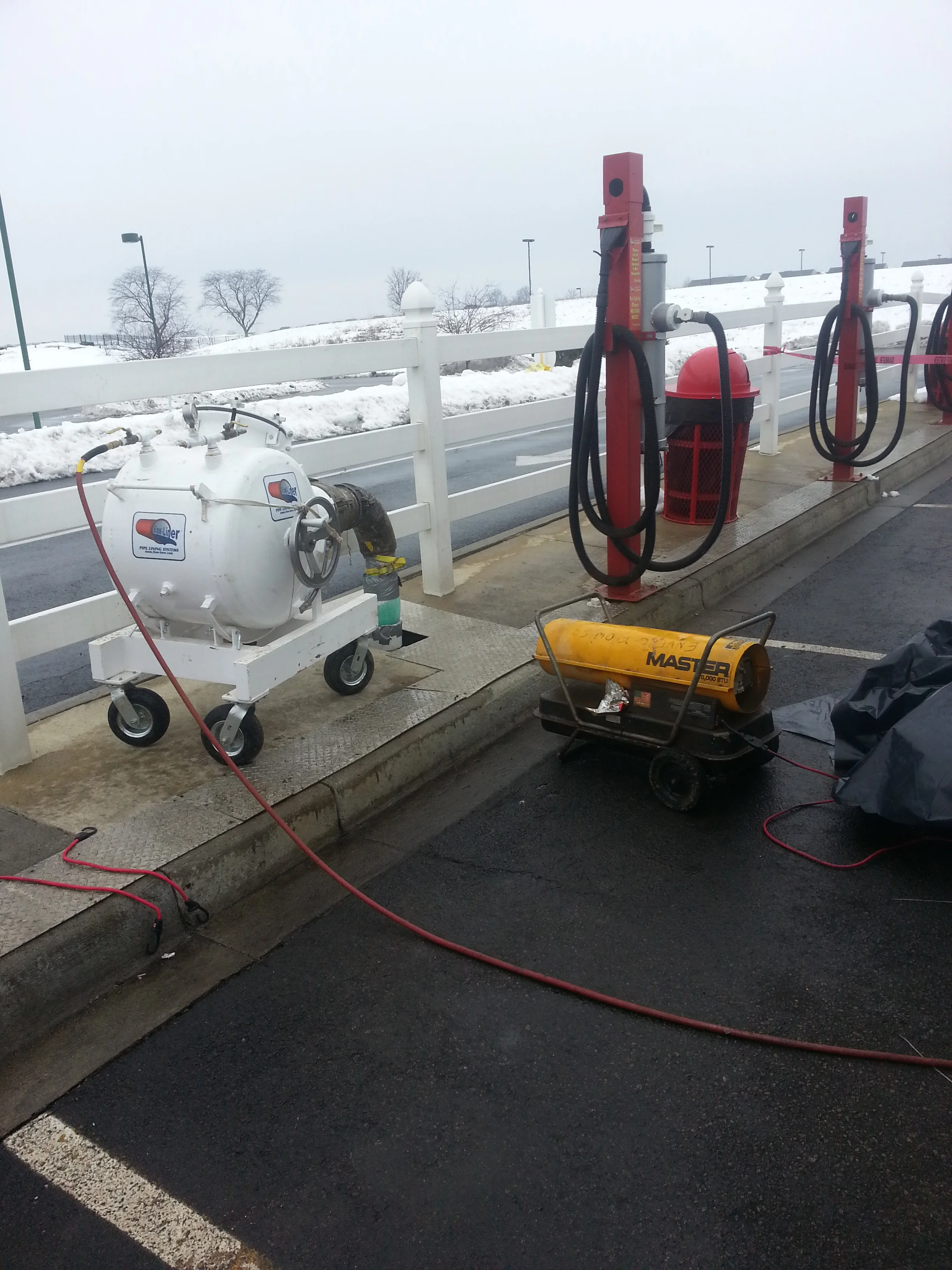 Enviro-Flow utilizes the Flow-240 Inversion System pair with Flow-Liner HVAC CIP-Duct for a car wash vent duct.