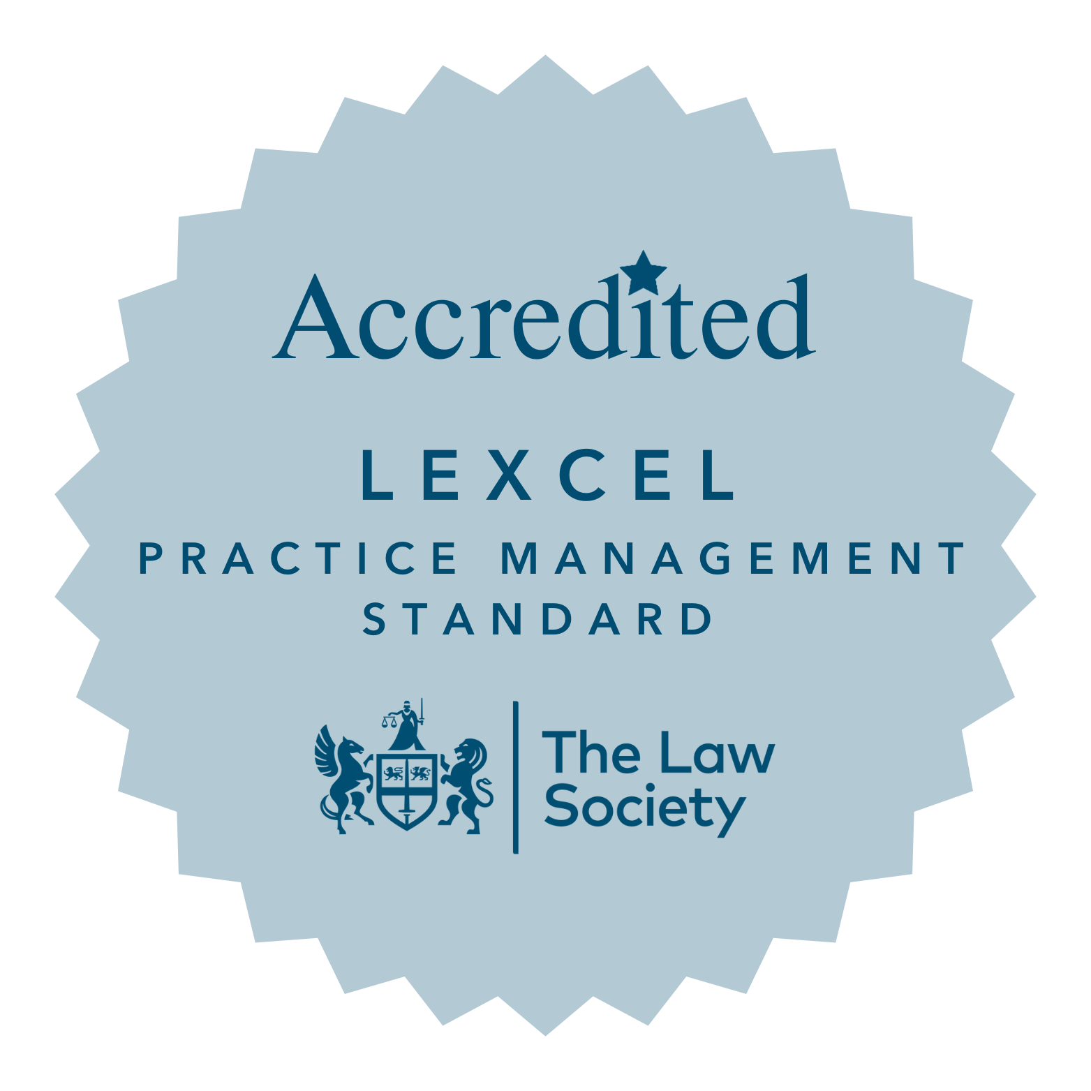 Lexcel - the Law Society's certificate of excellence in practice management and client care