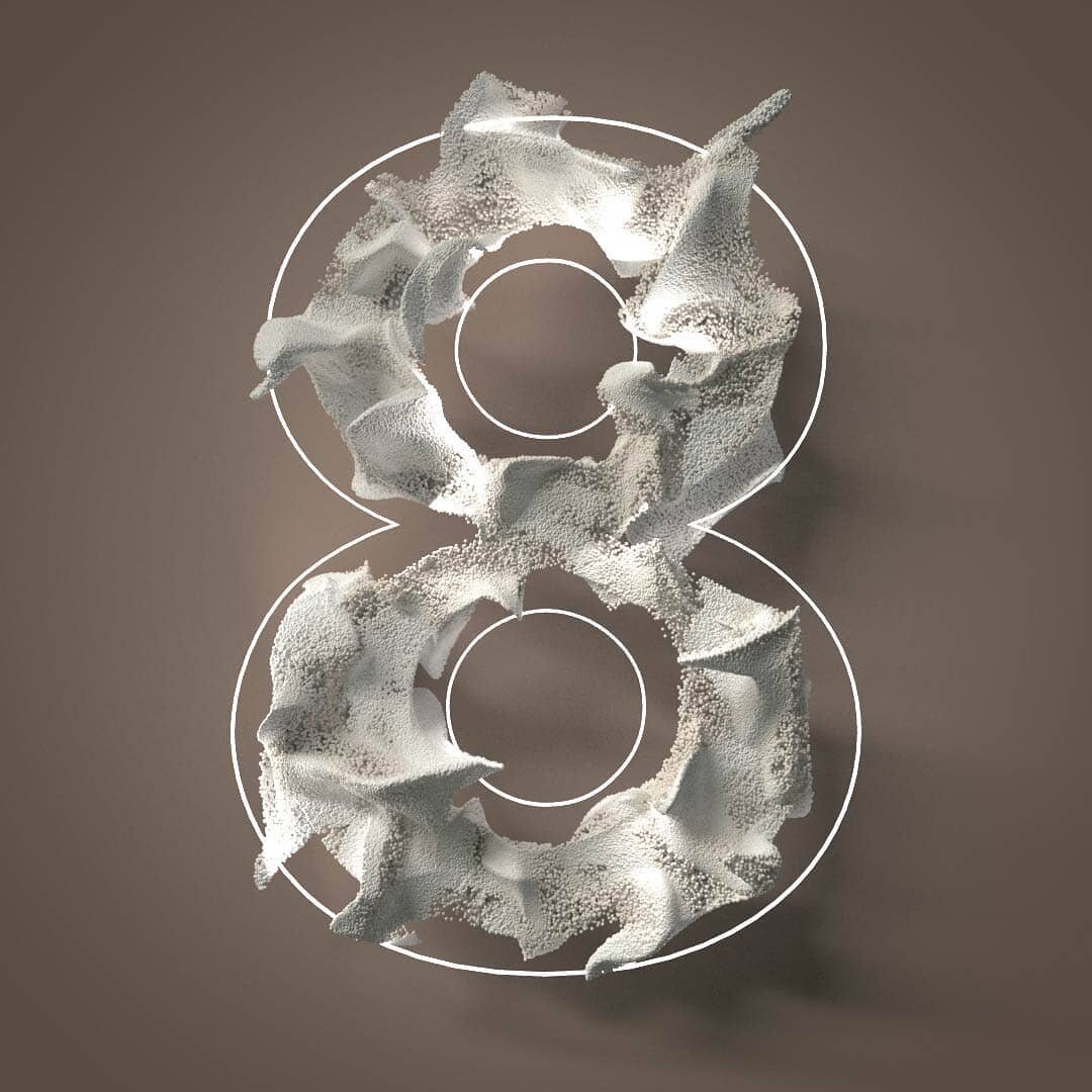 #36daysoftype #36days_8 #8 @36daysoftype

Experimenting with particle generation, organic forms, colour and balancing them within the futuraPT typeface the 36 Days of Type challenge.&nbsp; 

Rendered&nbsp; at @binyanstudios&nbsp;#futurafont #futura #