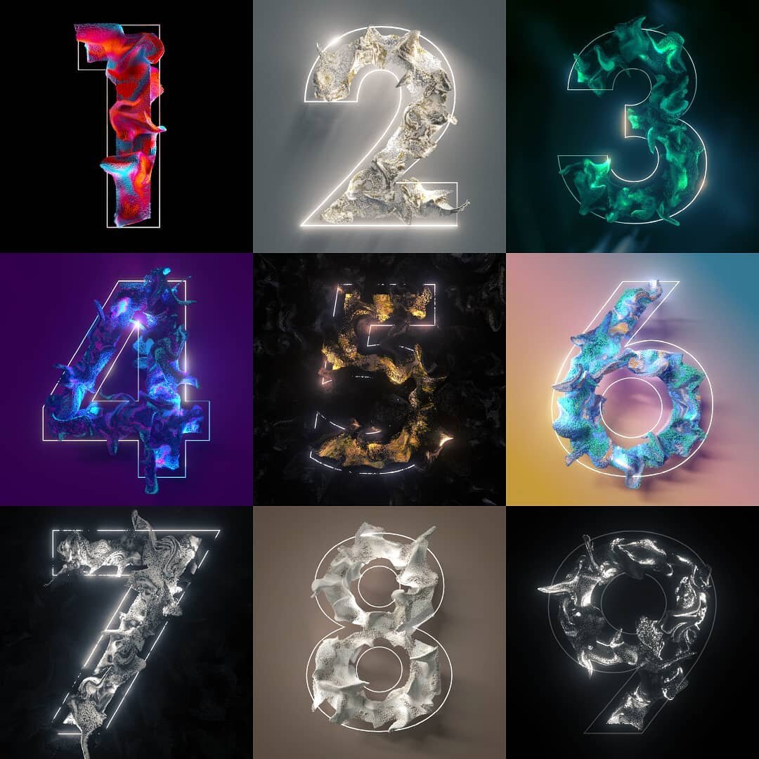 #36daysoftype @36daysoftype #36days_numbers

Experimenting with particle generation, organic forms, colour and balancing them within the futuraPT typeface the 36 Days of Type challenge.&nbsp; 

Rendered&nbsp; at @binyanstudios&nbsp;#futurafont #futur