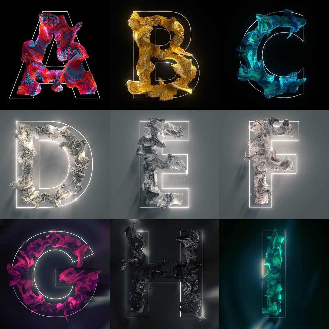 OK it's done... 36 consecutive days of designing and posting letters... Epic! #36daysoftype @36daysoftype #36days_all #36daya_alltogether #36days_all36

Experimenting with particle generation, organic forms, colour and balancing them within the futur