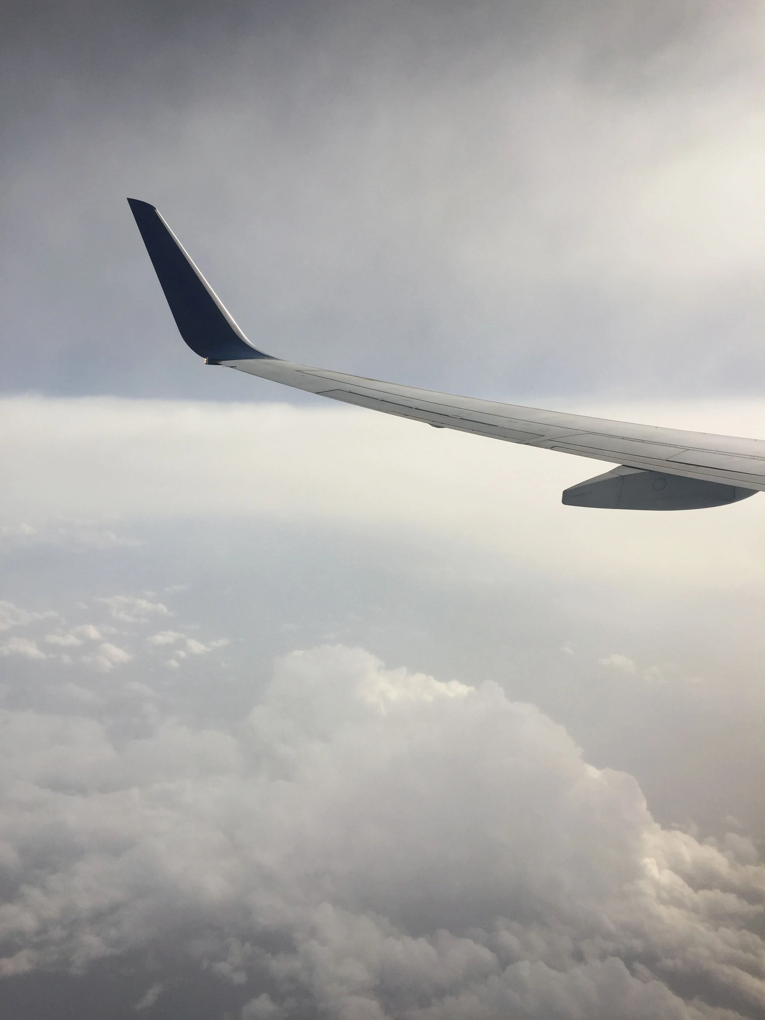 Abstract Wing over Clouds