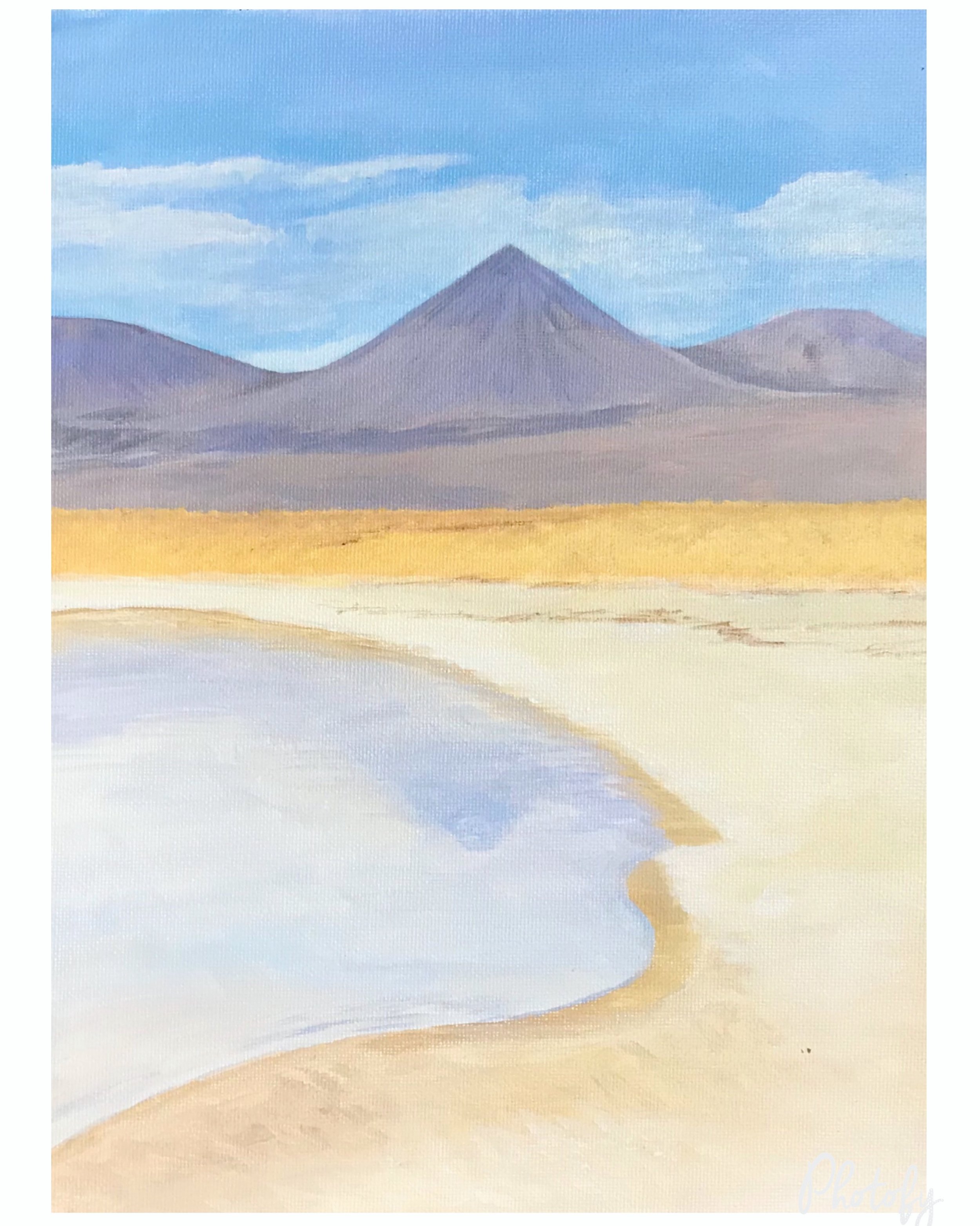 Atacama, Acrylic on canvas