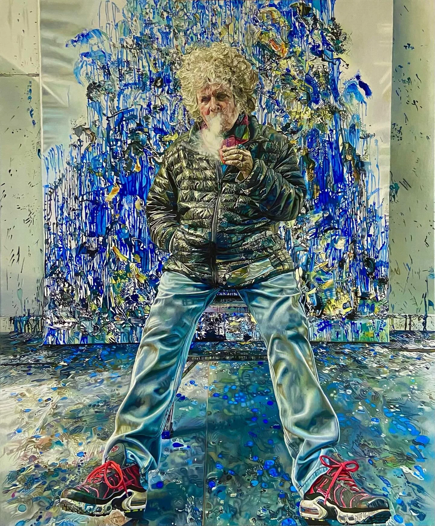 Maggi Hambling 🙏✨ 

#maggihambling #oil #portrait #star #art